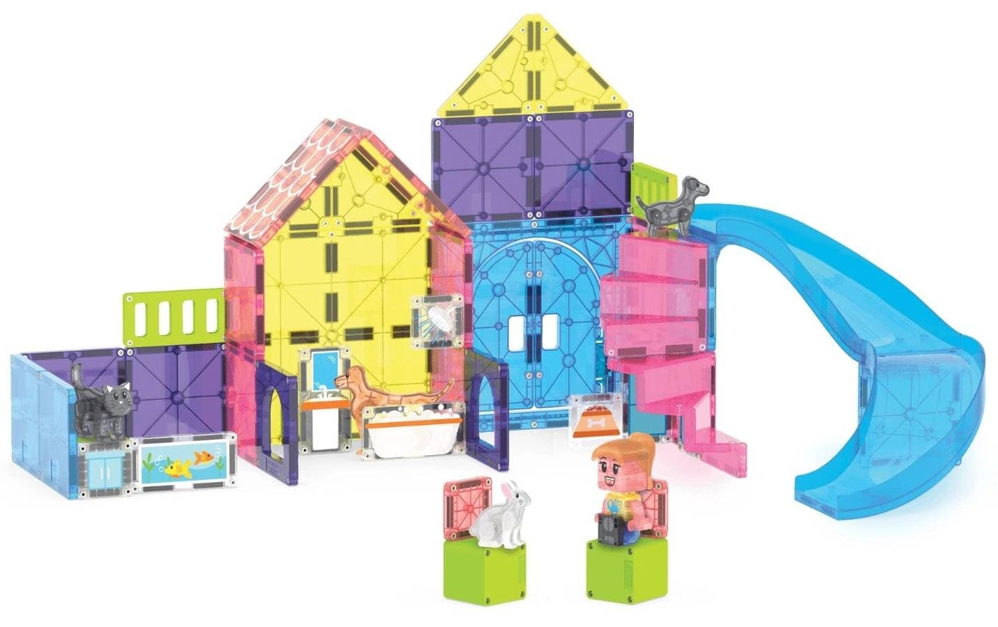  Jeu de construction en pierre »Magna-Tiles Pet Playhouse 50 Teile«