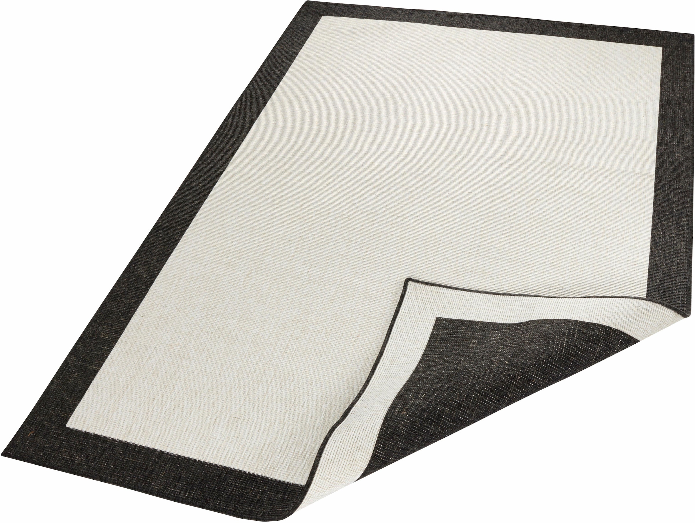 NORTHRUGS Teppich »Panama Wendeteppich«, rechteckig, 5 mm Höhe, In-& Outdoor, Wetterfest, Balkon, Läufer, Wohnzimmer, Wasserfest