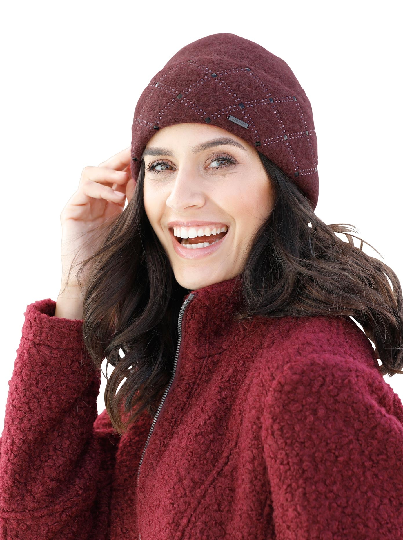 Mütze mit Glitzer-Applikation