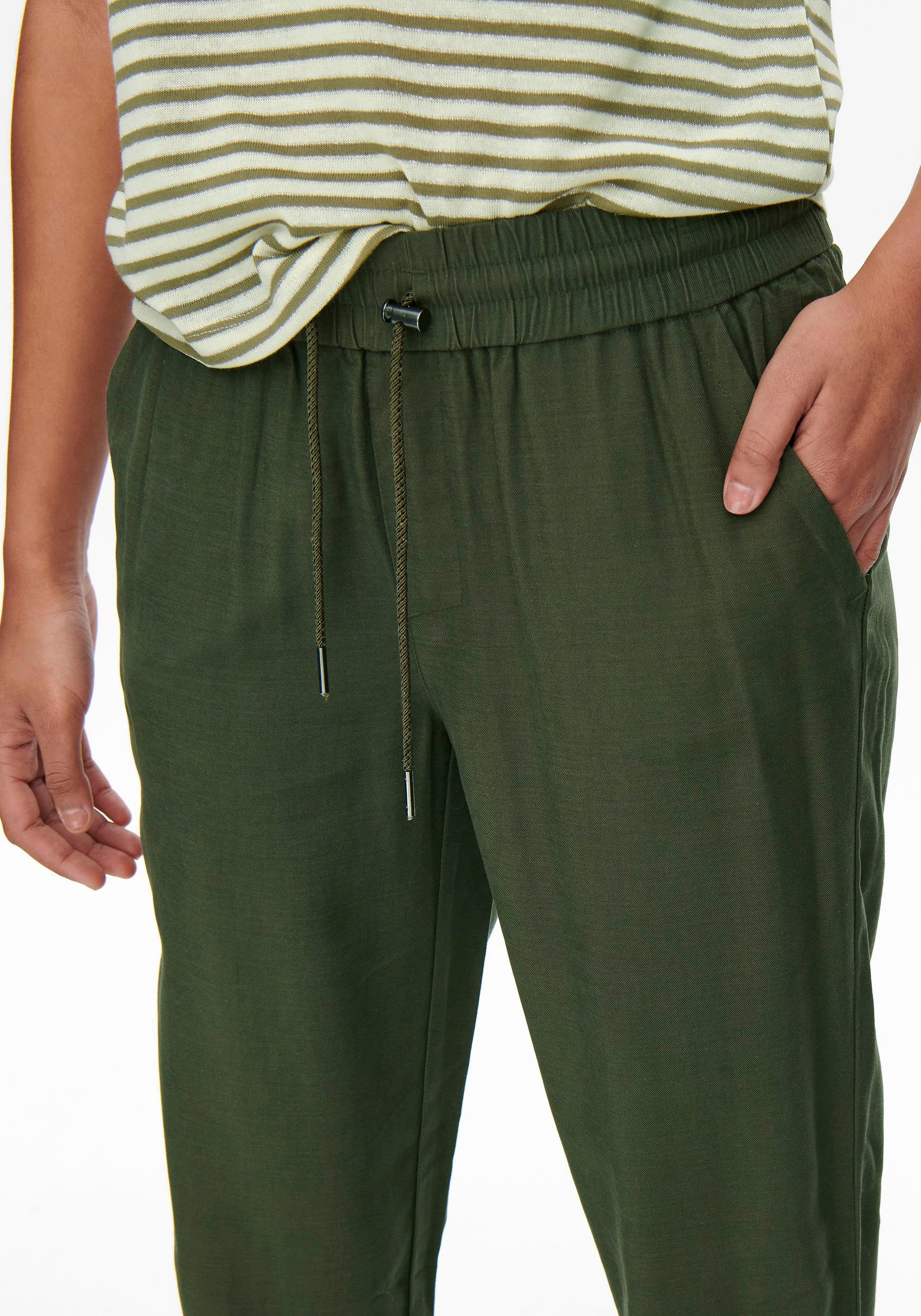 ONLY Pantalon de jogging »ONLKELDA-EMERY MW PULL-UP PANTS«