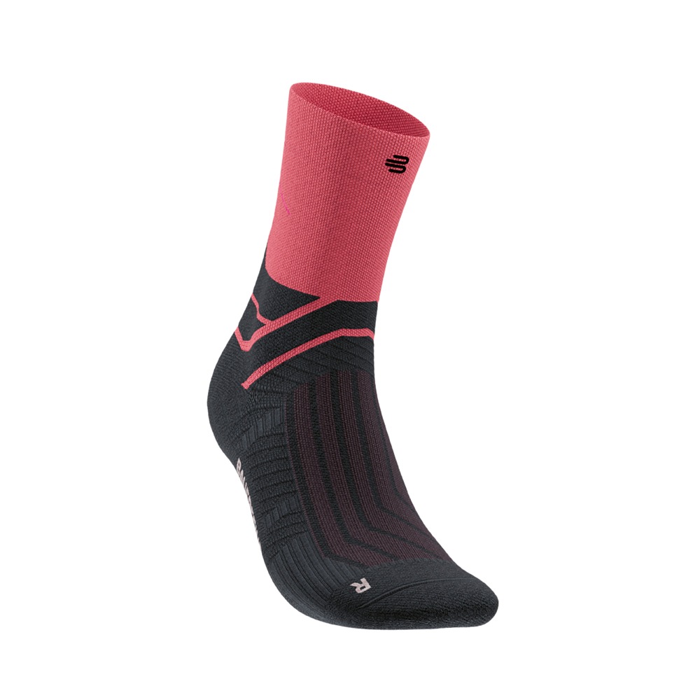 Bauerfeind Chaussettes de sport »RUN PERFORMANCE MID CUT SOCKS« maille haute performance respirante