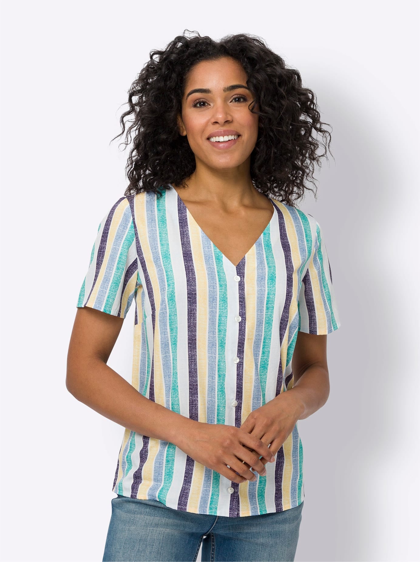 Classic Basics Kurzarmbluse