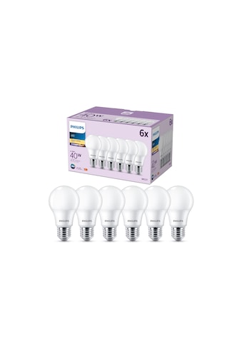 LED-Leuchtmittel »(40W), 4.9W, E27, War«, E27, Warmweiss