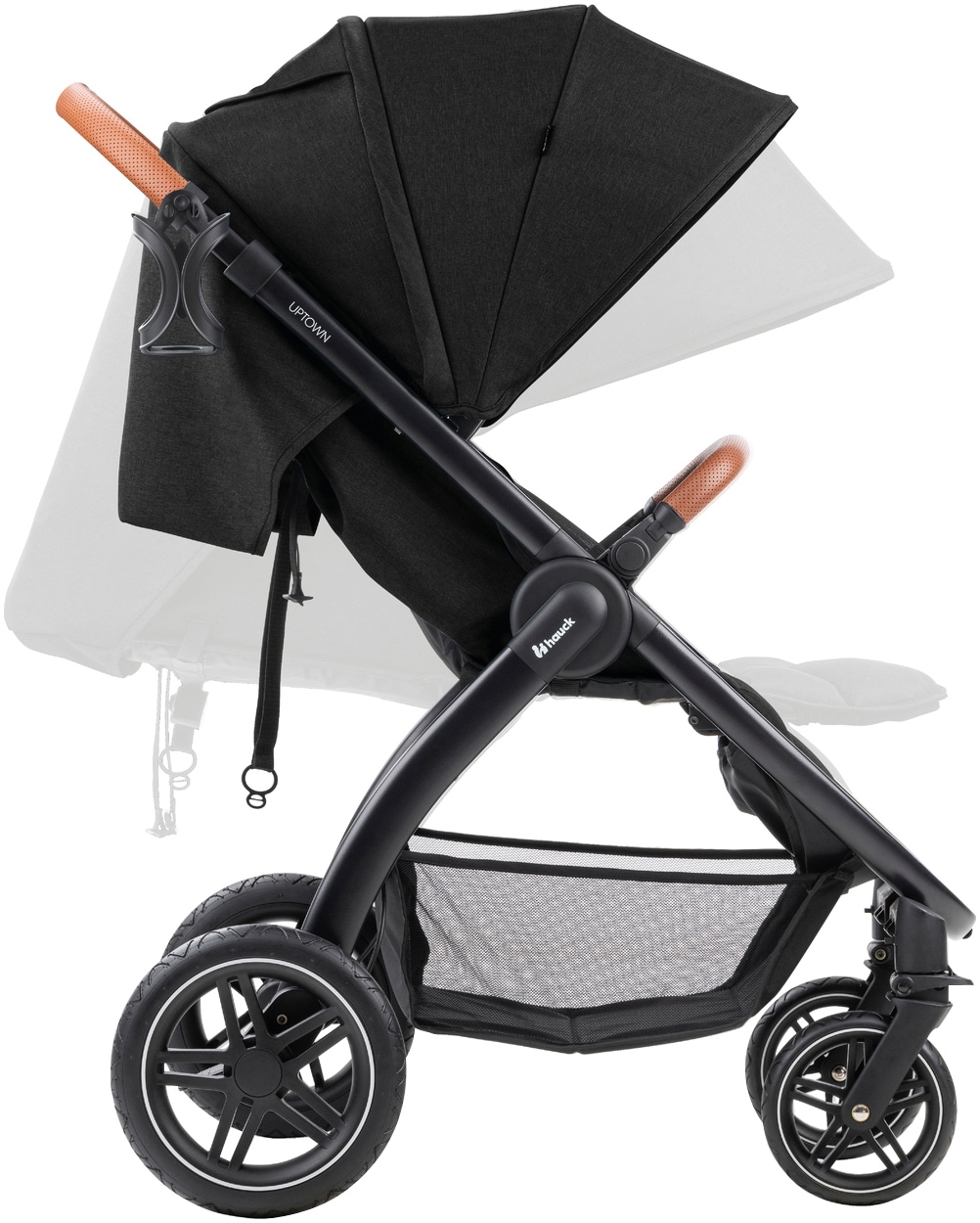 Hauck Poussette pour enfants »Uptown, Black Melange« 22 kilos bis 22 kg belastbar