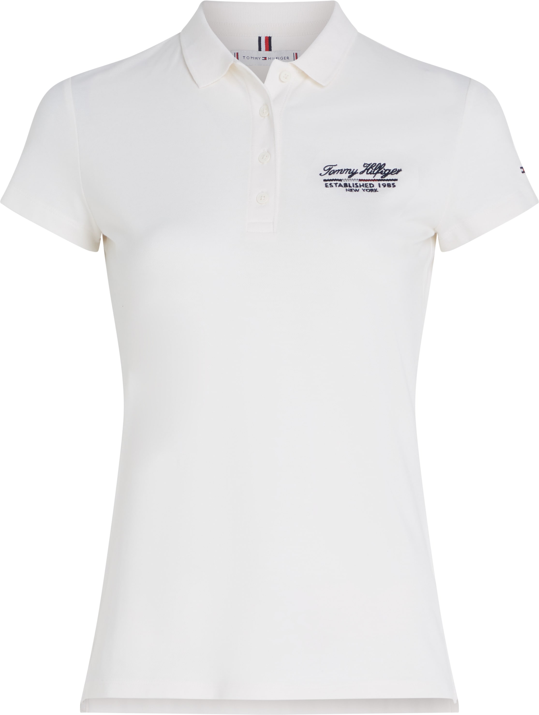 Tommy Hilfiger Poloshirt »SLIM SCRIPT GRAPHIC POLO SS«, mit Tommy Hilfiger Script Logo-Schriftzug