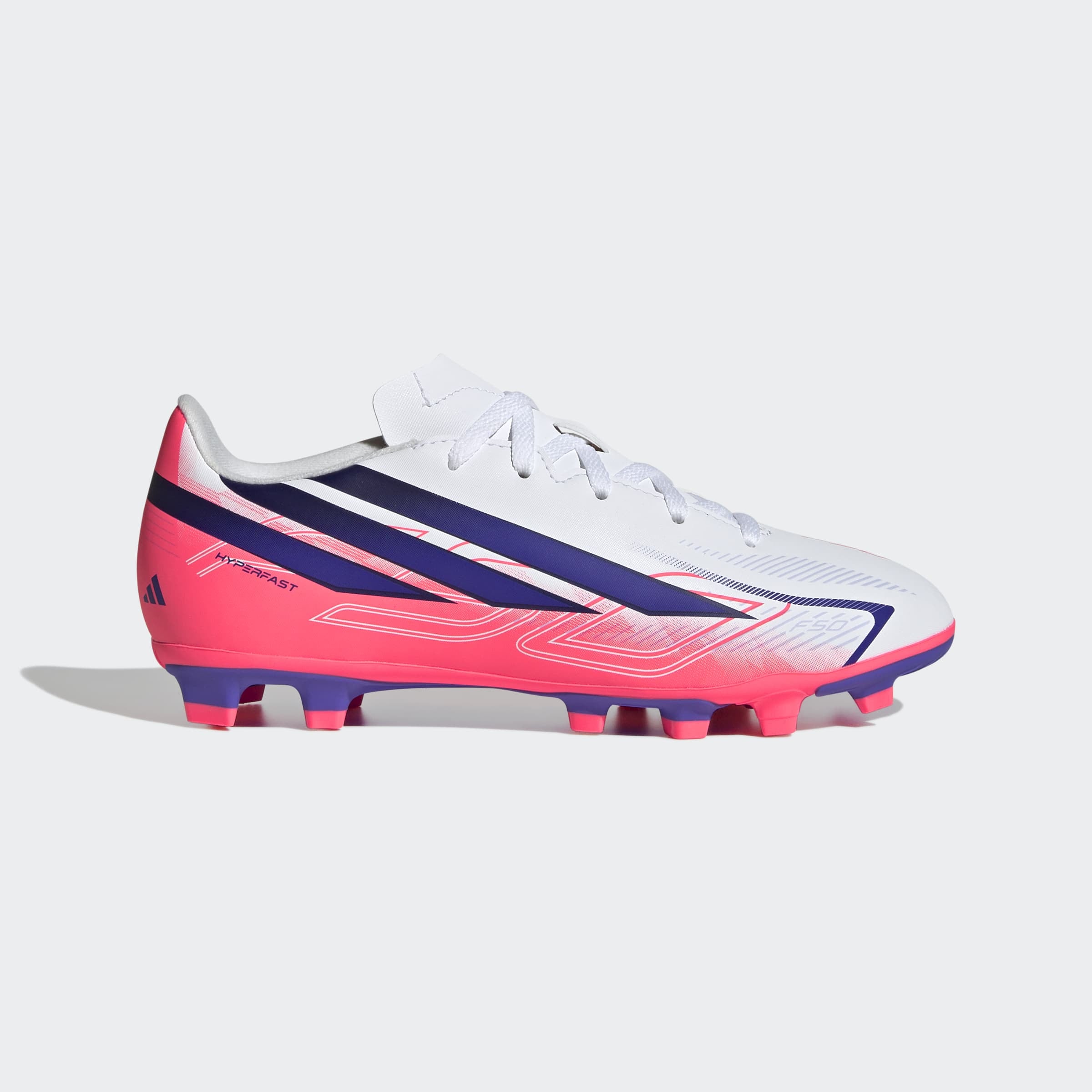 adidas Performance Chaussure de football »F50 HYPERFAST CLUB KIDS , FESTE BÖDEN/GEMISCHTE BÖDEN«  adapté à de nombreux types de sols, pour adolescents et enfants
