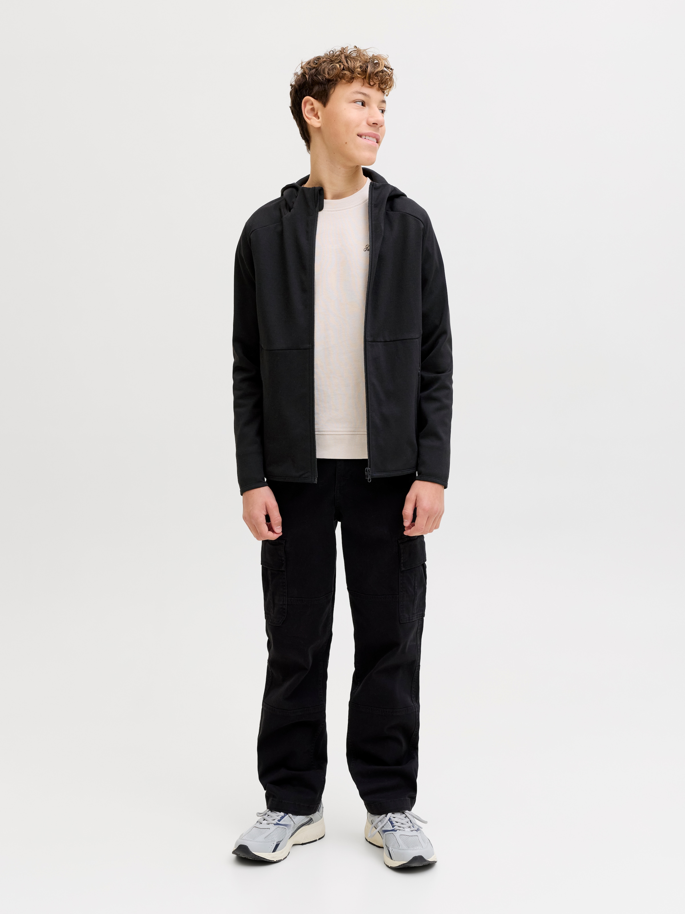 Jack & Jones Junior Sweatshirt »JJEBASE SWEAT ZIP HOOD NOOS JNR«
