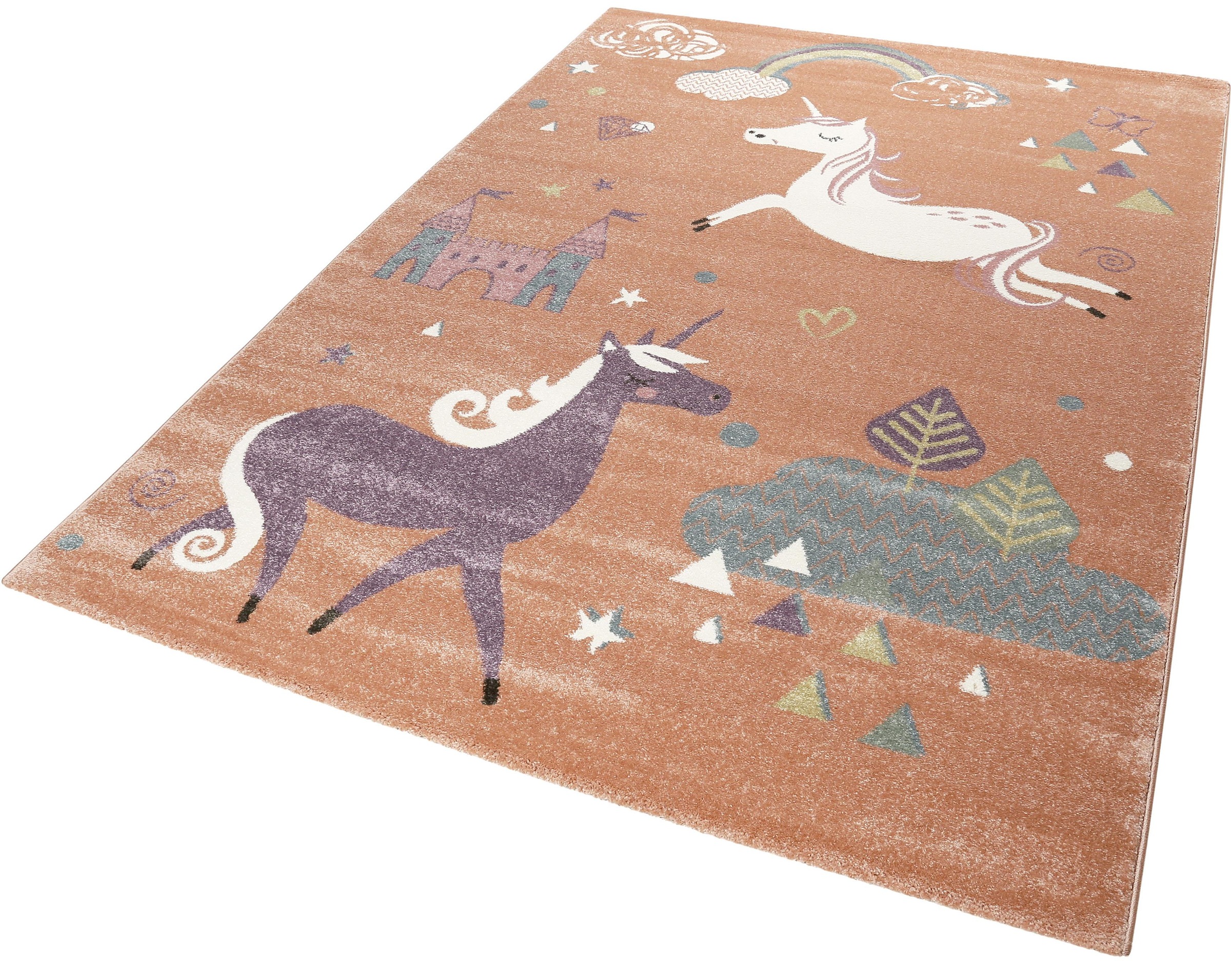 Image of Esprit Kinderteppich »Sunny Unicorn«, rechteckig, 13 mm Höhe bei Ackermann Versand Schweiz