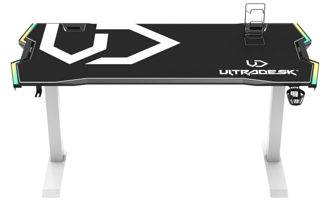 ULTRADESK Gamingtisch »Force Weiss«