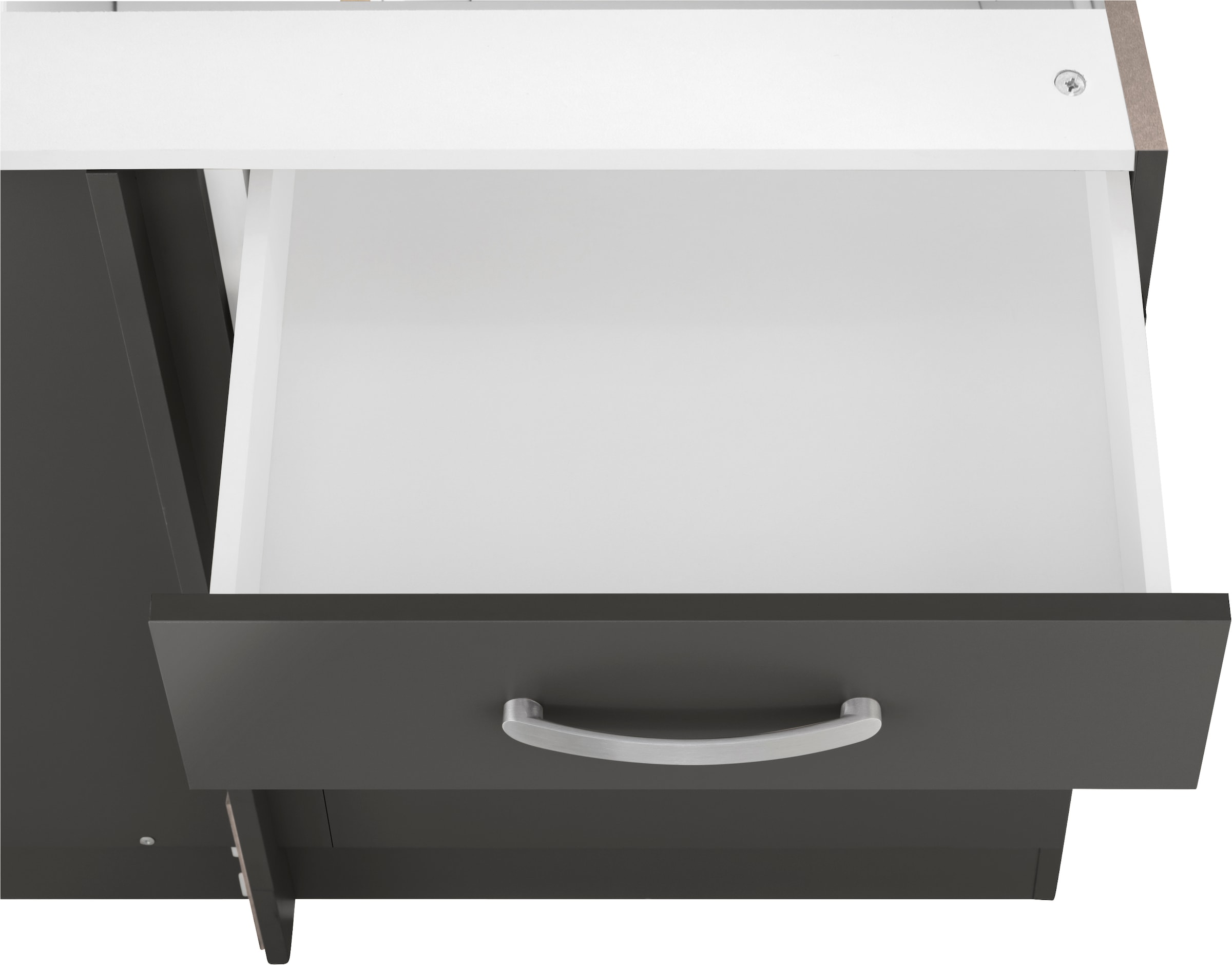 wiho Küchen Eckunterschrank »Kansas«, 100 cm breit, Planungsmass 110 cm, ohne Arbeitsplatte