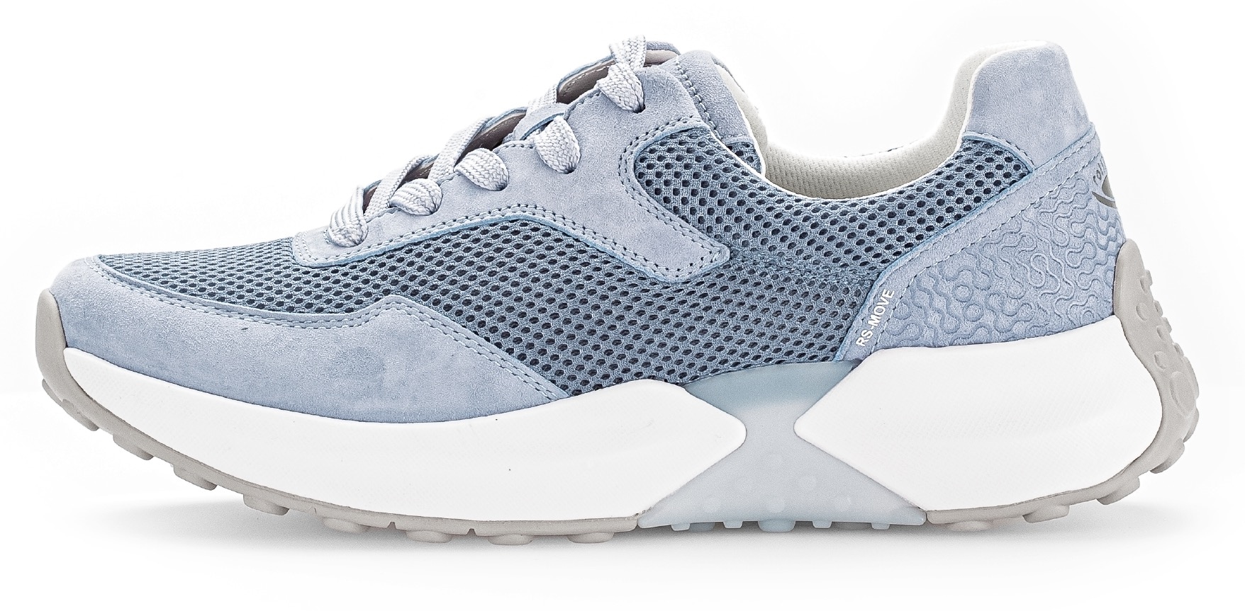 Gabor Rollingsoft Keilsneaker, Freizeitschuh, Halbschuh, Schnürschuh mit OPTIFIT-Fussbett