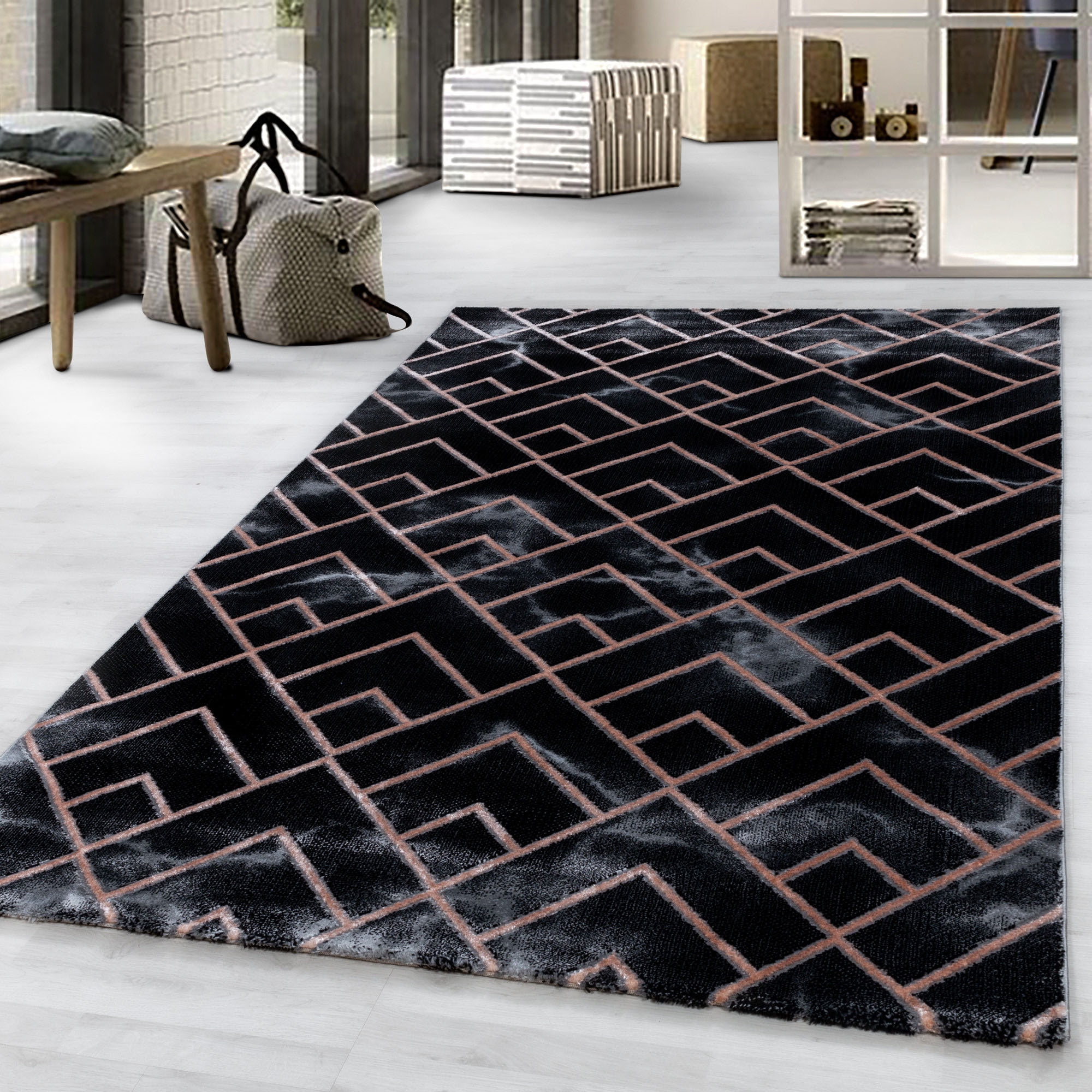 Image of Ayyildiz Teppiche Teppich "NAXOS 3814" rechteckig 12 mm Höhe Läufer, Wohnzimmer
