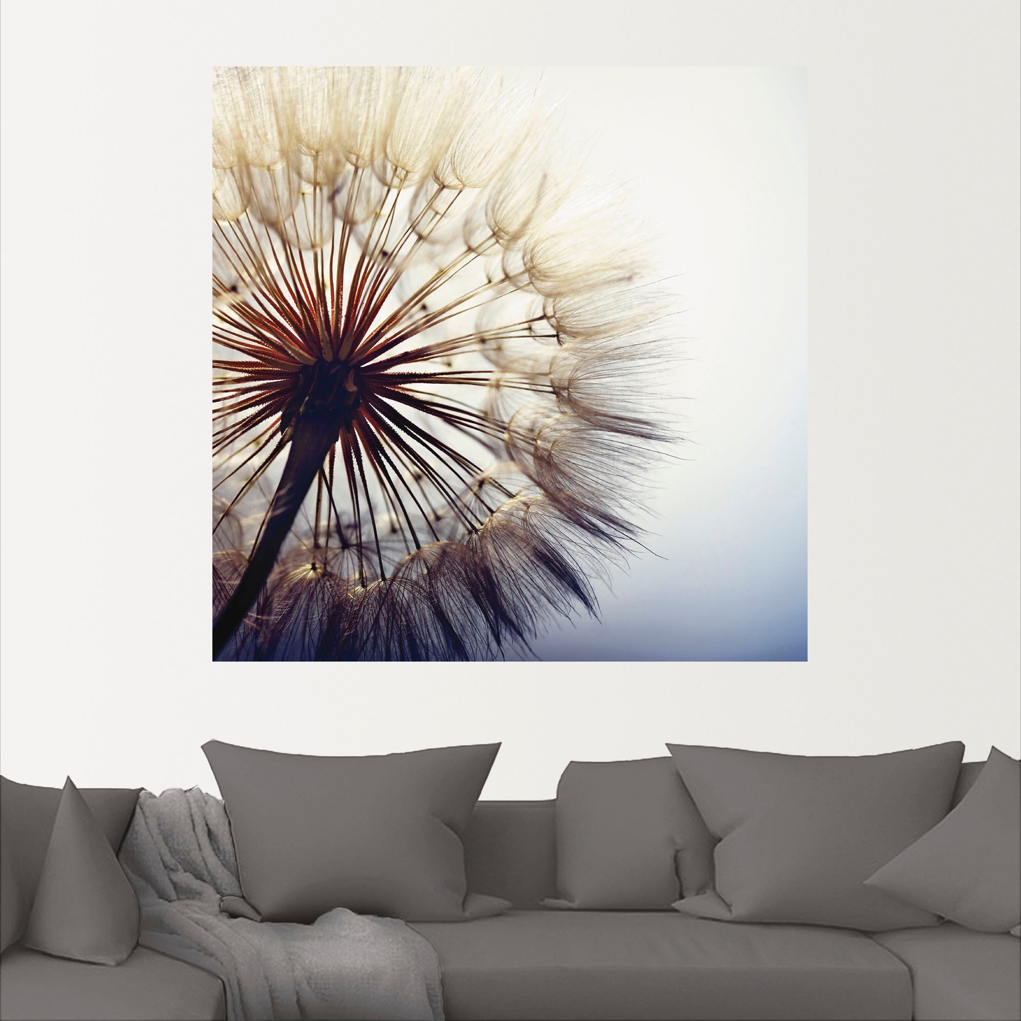 Artland Wandbild »Grosse Pusteblume«, Blumen, (1 St.), als Alubild, Outdoorbild, Leinwandbild, Poster, Wandaufkleber