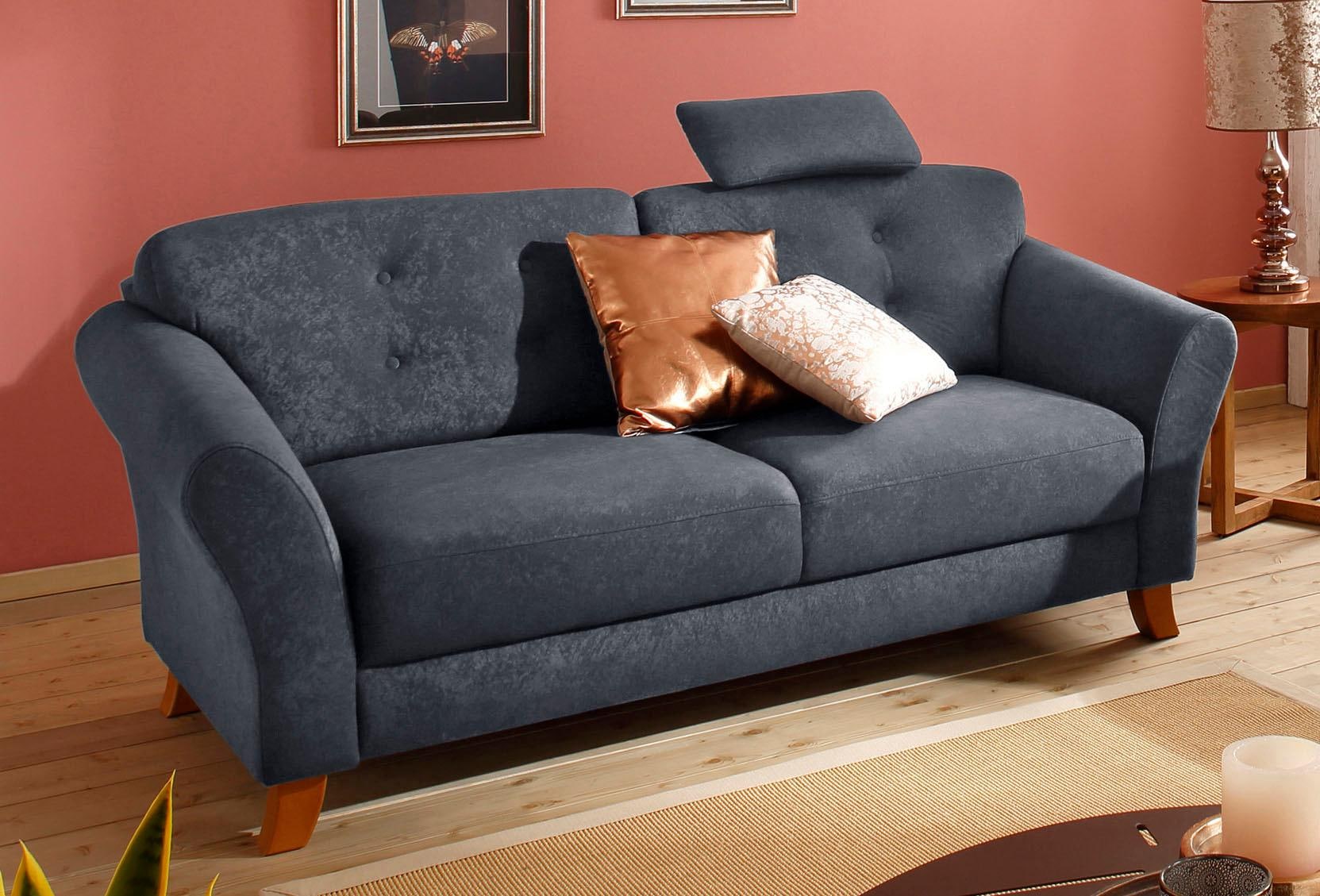 Image of Home affaire 3-Sitzer »Trondheim«, mit Federkern, Knopfheftung im Rücken bei Ackermann Versand Schweiz