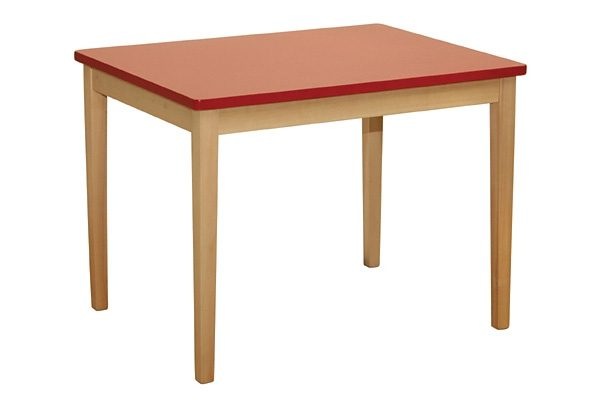 Image of roba® Kindertisch »mit roter Tischplatte«, aus Massivholz bei Ackermann Versand Schweiz