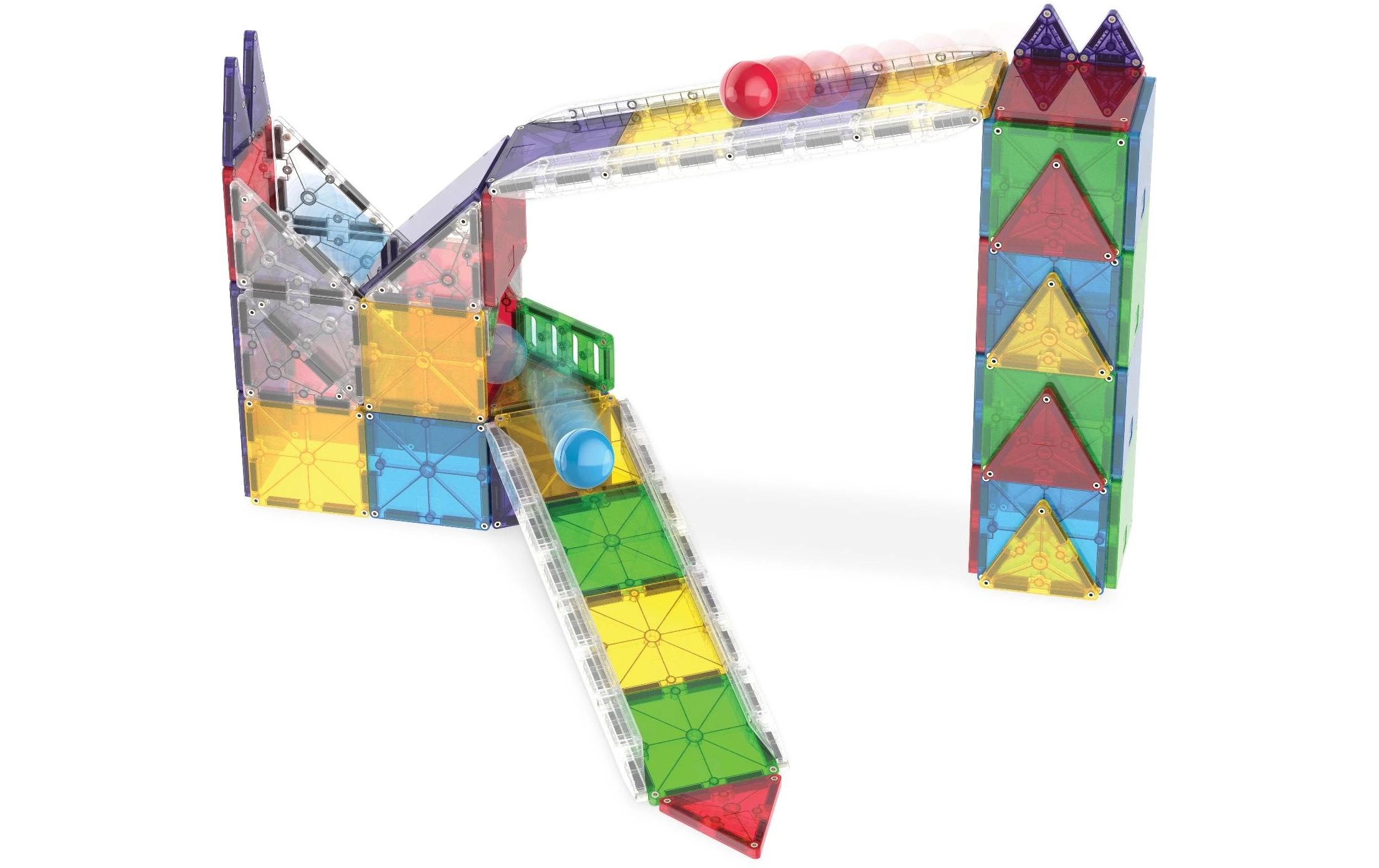   Steinbaukasten »Magna-Tiles Rail Racers Deluxe 90 Teile«