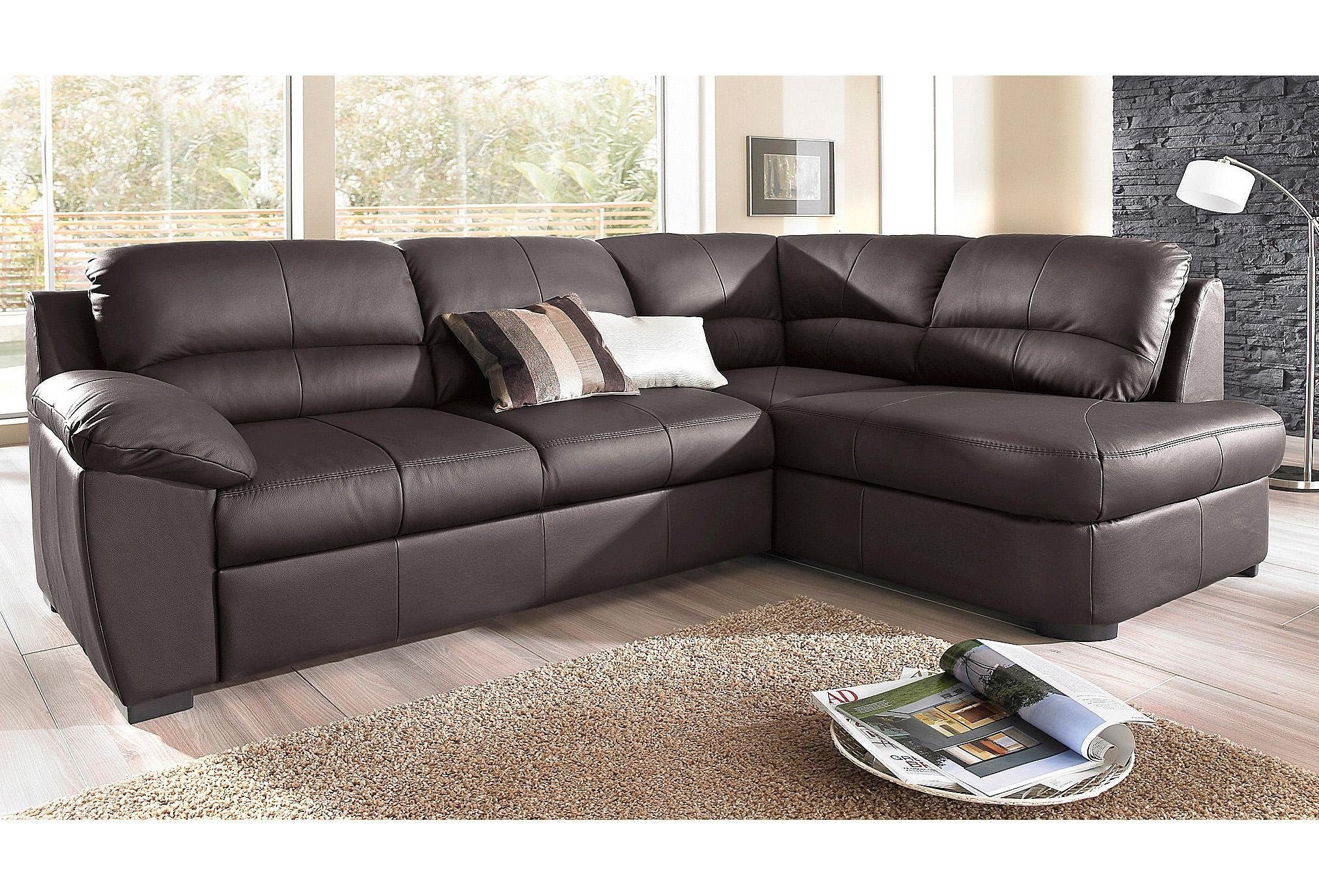 COTTA Ecksofa »Dani L-Form«, auch mit Bettfunktion und Bettkasten