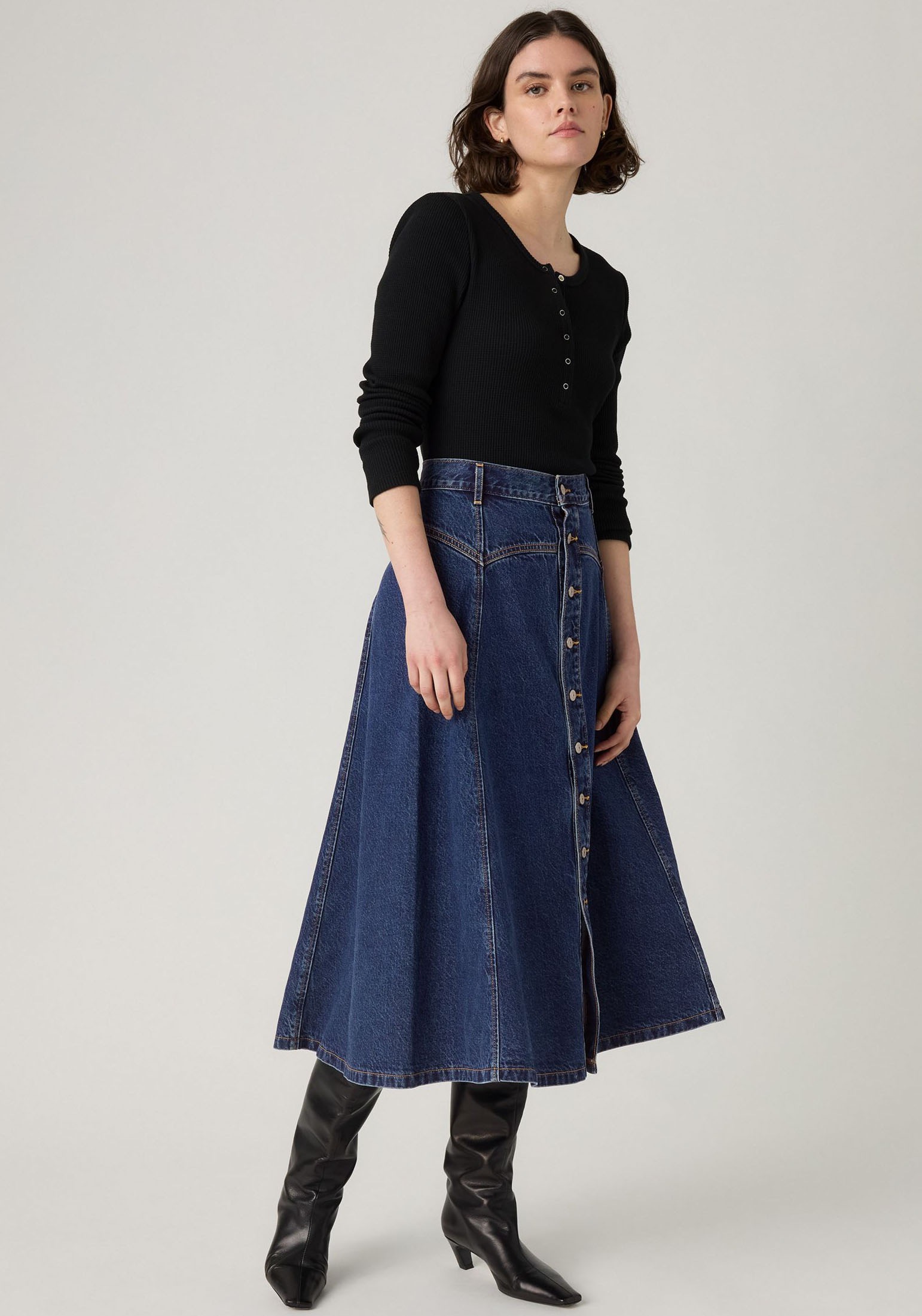 Levi's® Jeansrock »YOKED WESTERN SKI«