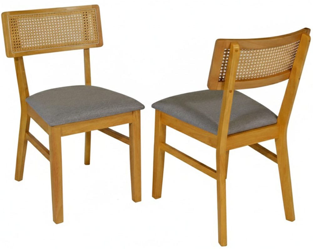 Jahnke Esszimmerstuhl »VIENNA SIT DUO« () Esszimmerstuhl (2er Set), Massivholz, gepolstert, bis 110 kg belastbar