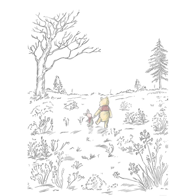 Komar Vliestapete »Winnie the Pooh Walk«, 200x280 cm (Breite x Höhe)  Découvrir sur