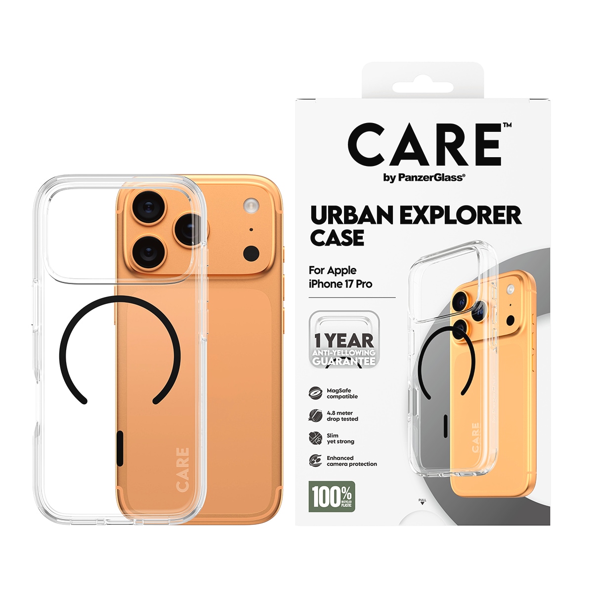 Image of CARE by PanzerGlass Handyhülle "Urban Explorer Case für Apple iPhone 17 Pro" Smartphones Backcover, Schutzhülle, Handyschutzhülle, Case, Schutzcase, stossfest