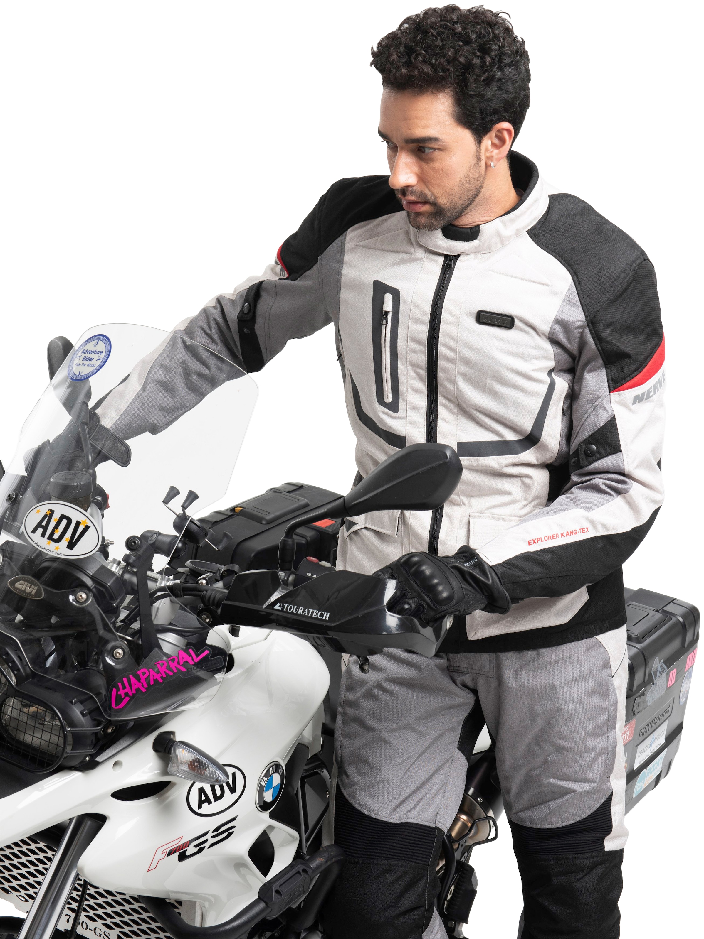 NERVE Motorradkombi »Outback«, (4 tlg.)