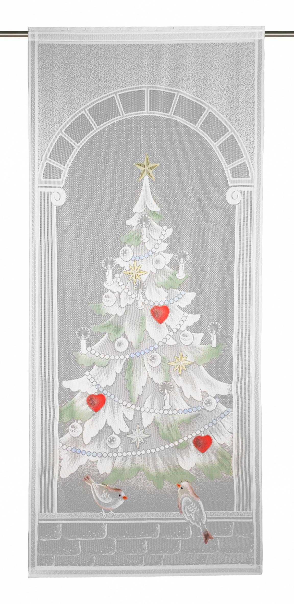 Image of WILLKOMMEN ZUHAUSE by ALBANI GROUP Vorhang »Christbaum«, (1 St.), HxB: 225x100, Jacquard-Fensterbild bei Ackermann Versand Schweiz