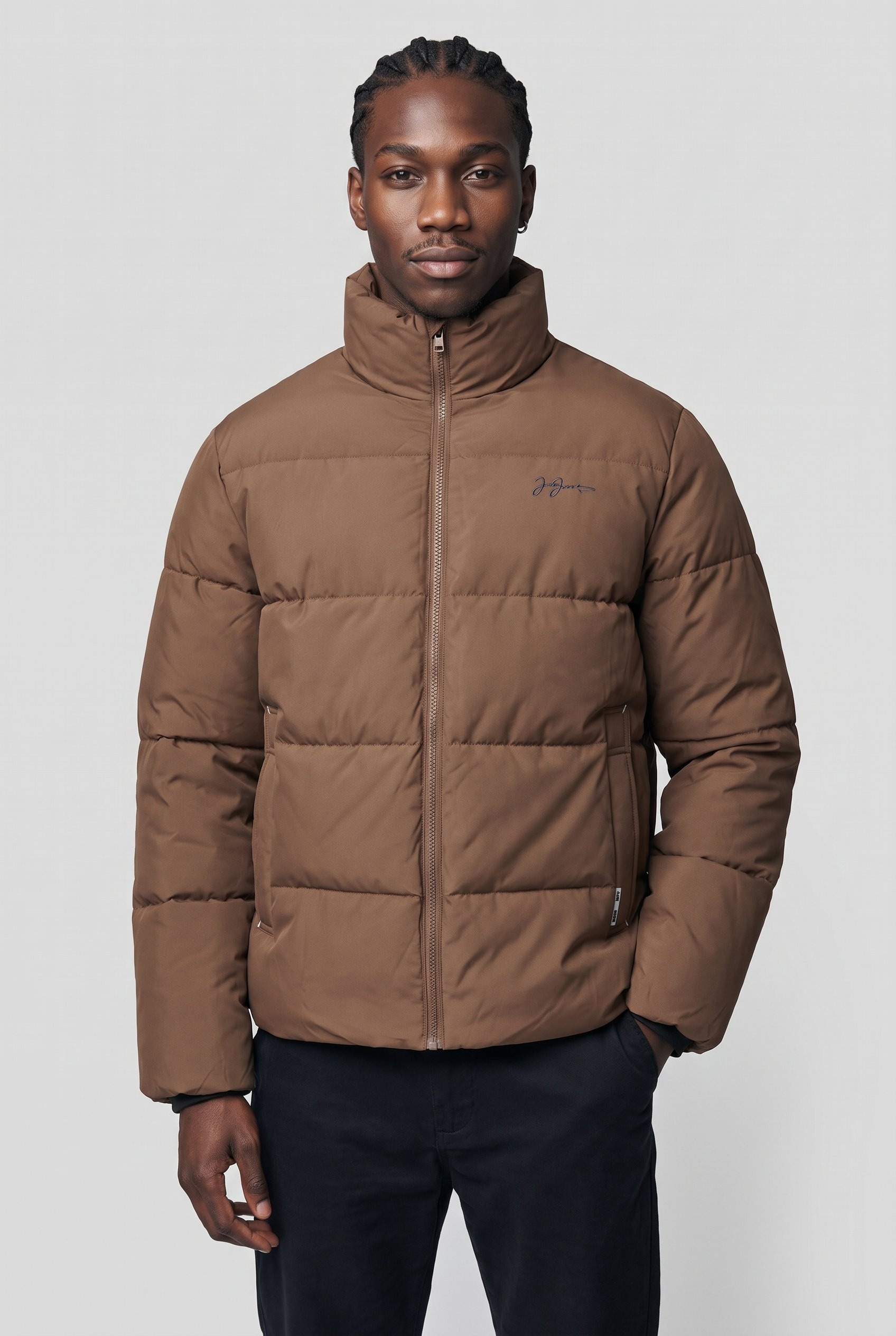 Jack & Jones Veste matelassée »JJLUPO PUFFER JACKET« Fibre synthétique, coupe régulière