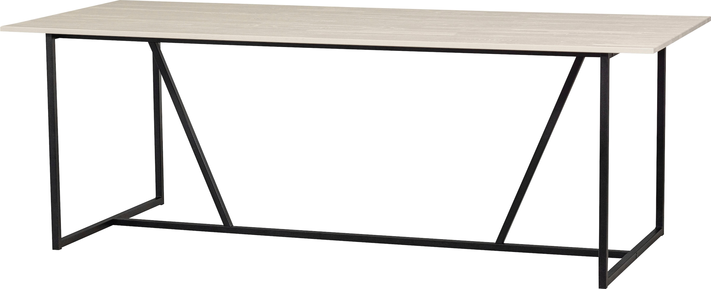 WOOOD Esstisch »Silas« rechteckige Form, Holz teilmassiv, H 75 cm x B 220 cm