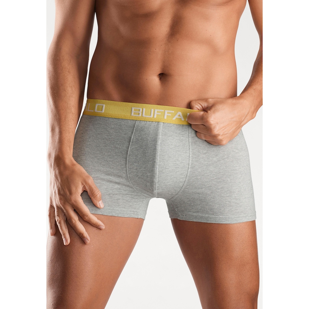 Buffalo Boxer »Boxershorts für Herren«, (Packung, 4 St.), aus Baumwoll-Mix