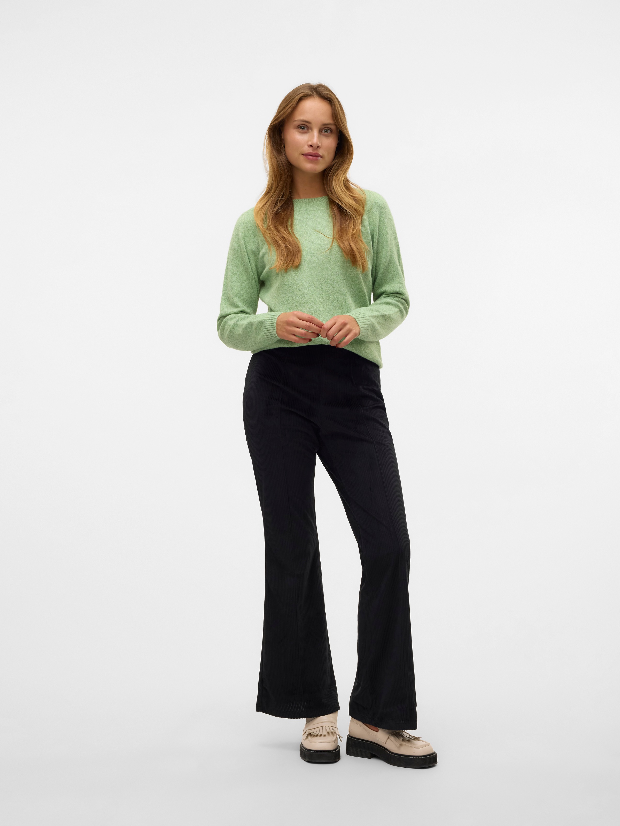 Vero Moda Rundhalspullover »VMDOFFY LS O-NECK BLOUSE GA NOOS«