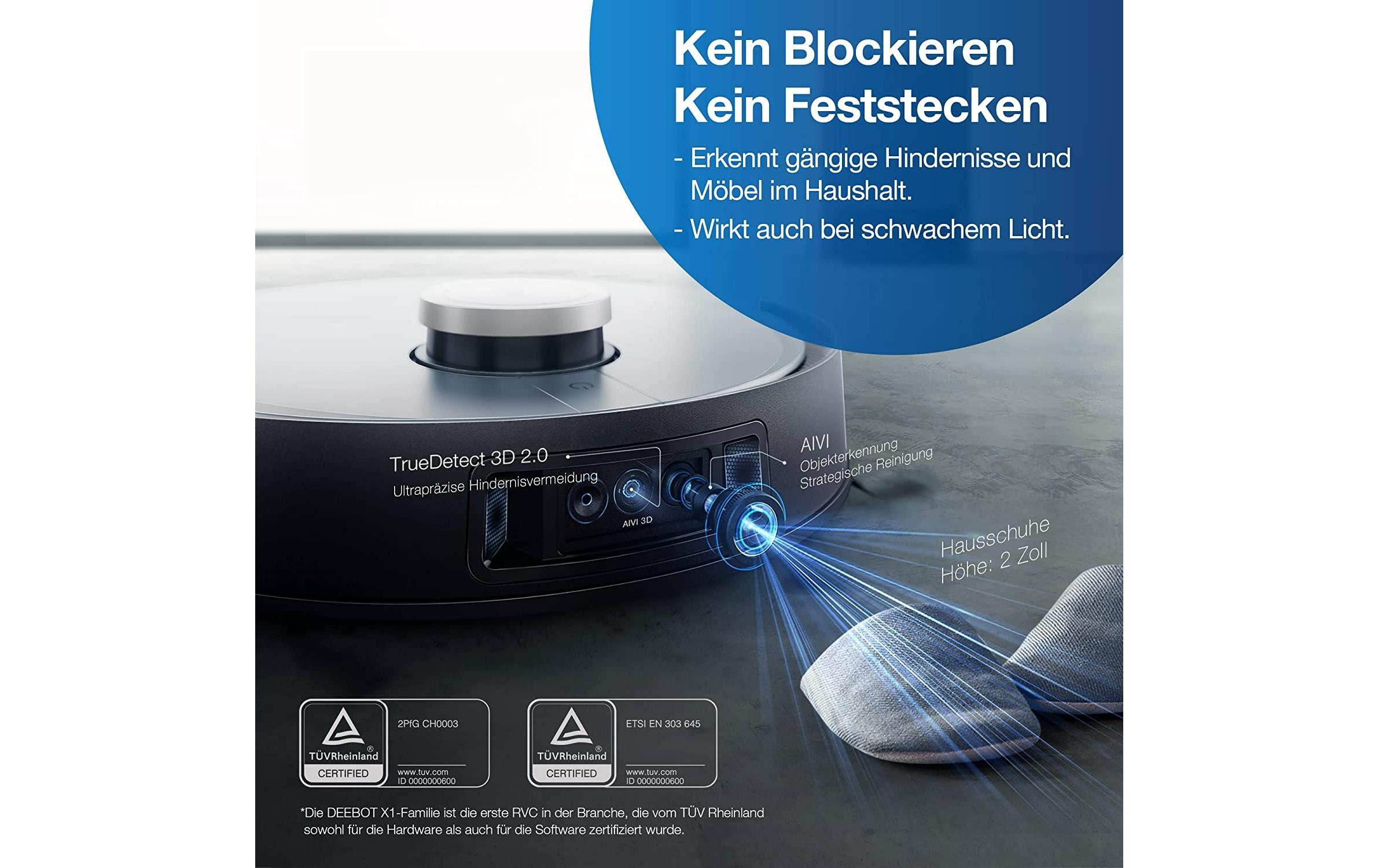 ECOVACS Nass-Trocken-Saugroboter »Deebot X1 OMNI«