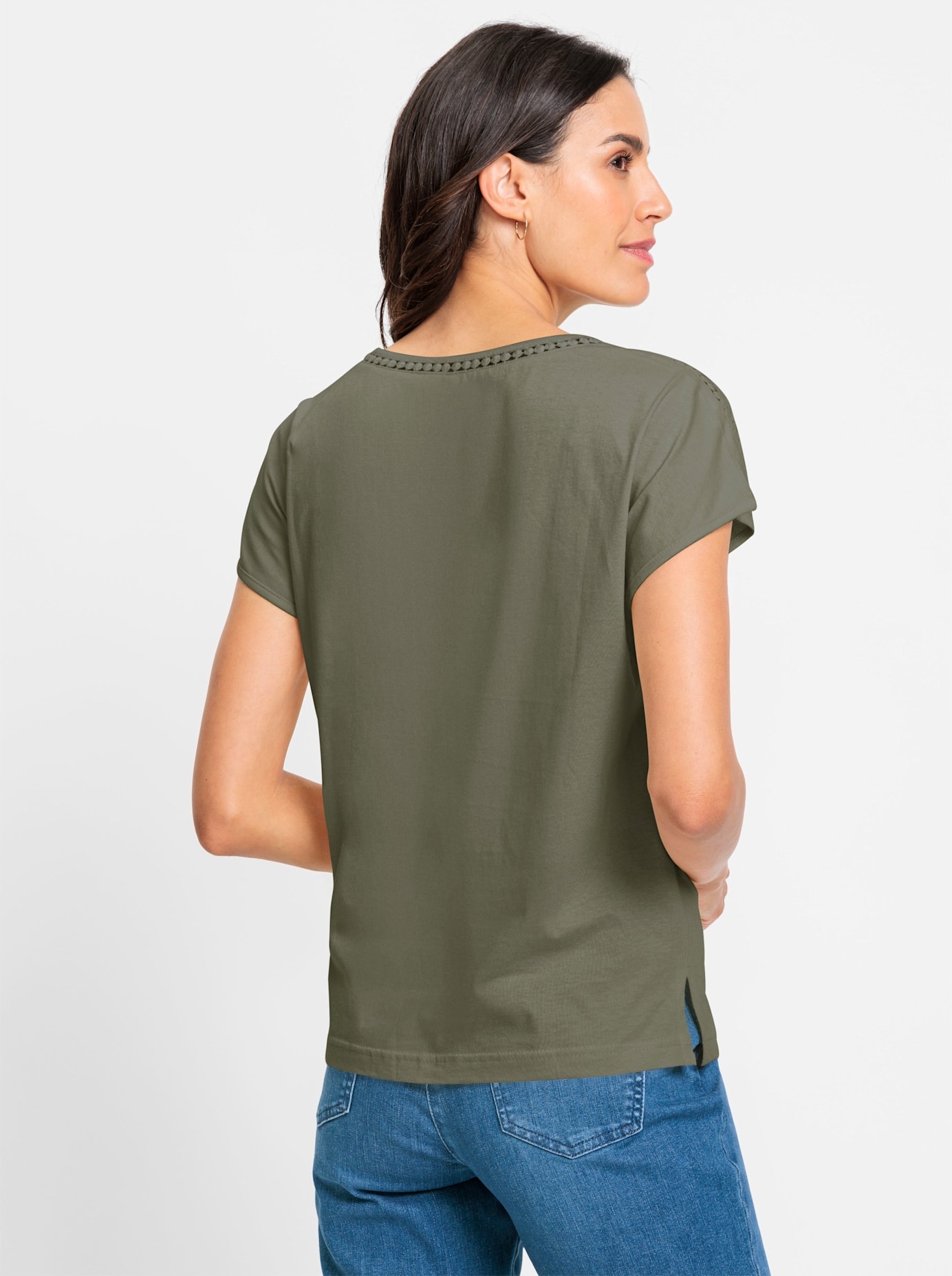 Inspirationen Rundhalsshirt »Rundhals-Shirt«, (1 tlg.)