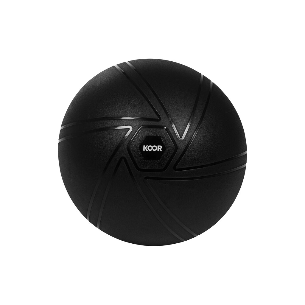 KOOR Gymnastikball »65cm schwarz«