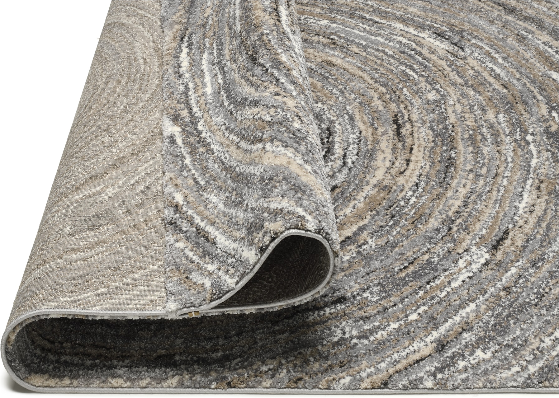 OCI DIE TEPPICHMARKE Teppich »LIV ROUND, auch in Quadratisch und Rund« rechteckig 20 mm Höhe Design Teppich, Kreise, modern, alle Räume