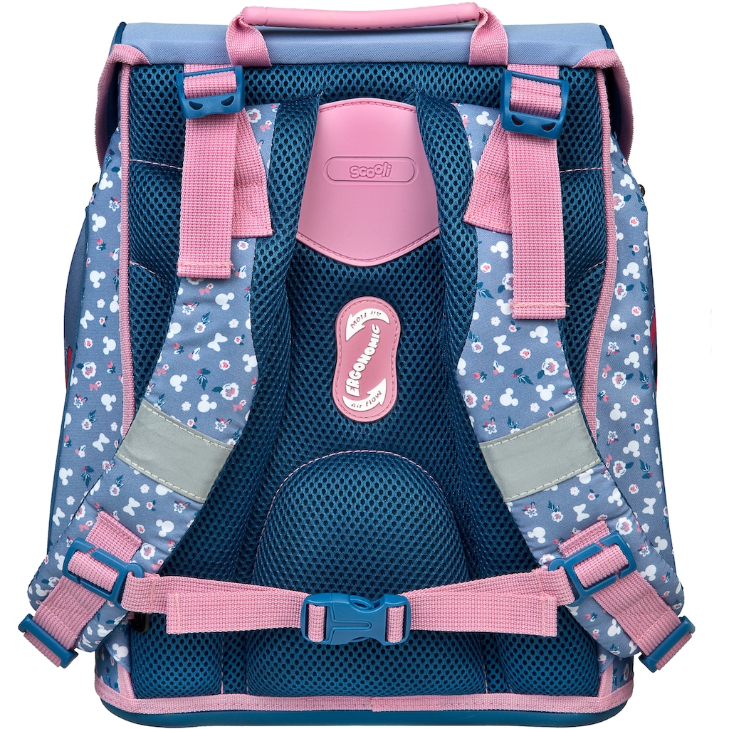 Scooli Schulranzen »EasyFit, Minnie Mouse«, Reflektoren