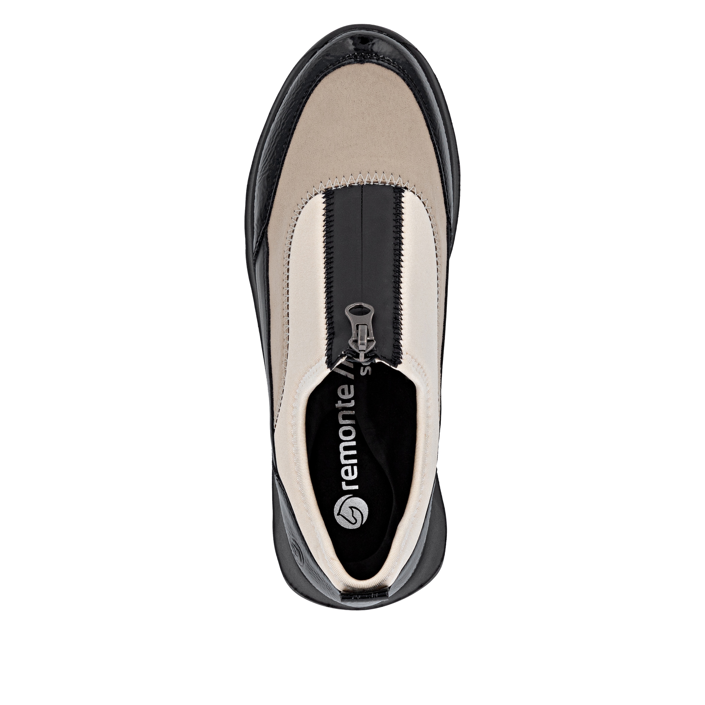 Remonte Plateausneaker  Halbschuh, Casual-Sneaker mit Lackdetails