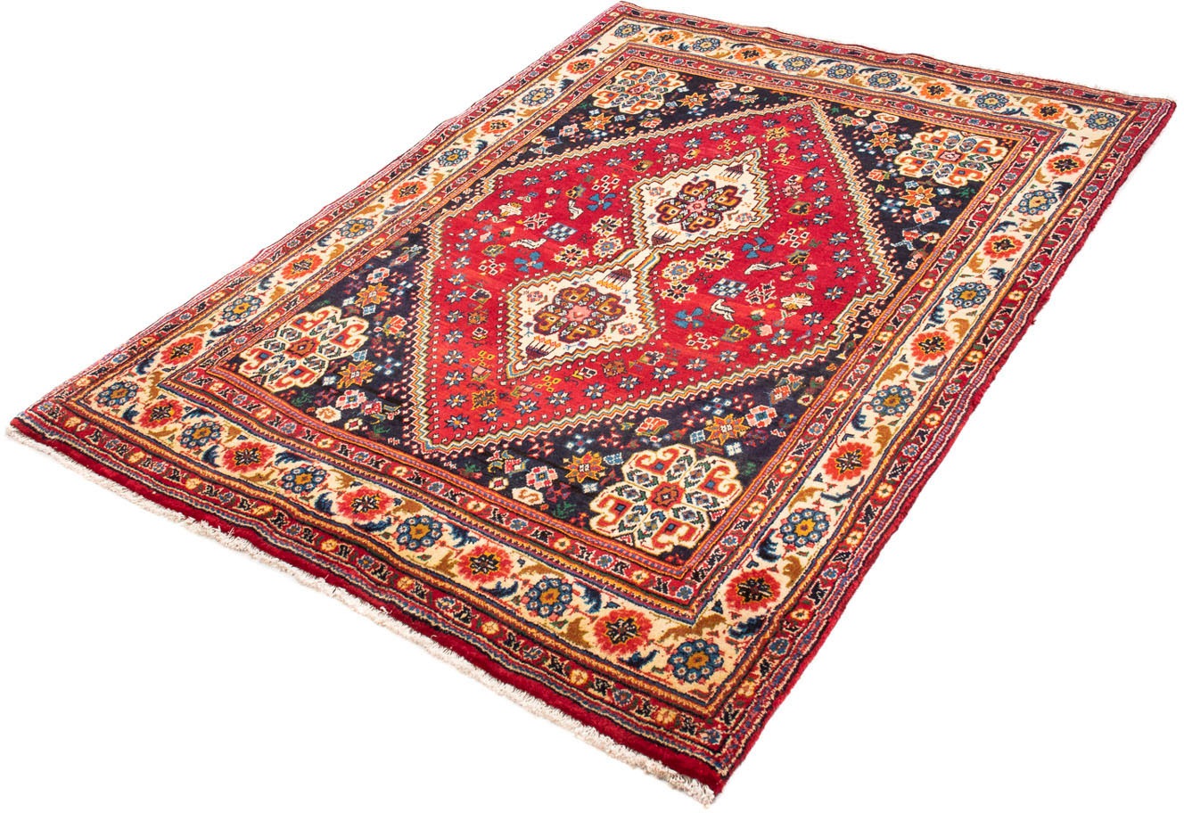 Image of morgenland Orientteppich »Perser - Nomadic - 170 x 122 cm - rot«, rechteckig, 10 mm Höhe, Wohnzimmer, Handgeknüpft, Einzelstück mit Zertifikat bei Ackermann Versand Schweiz