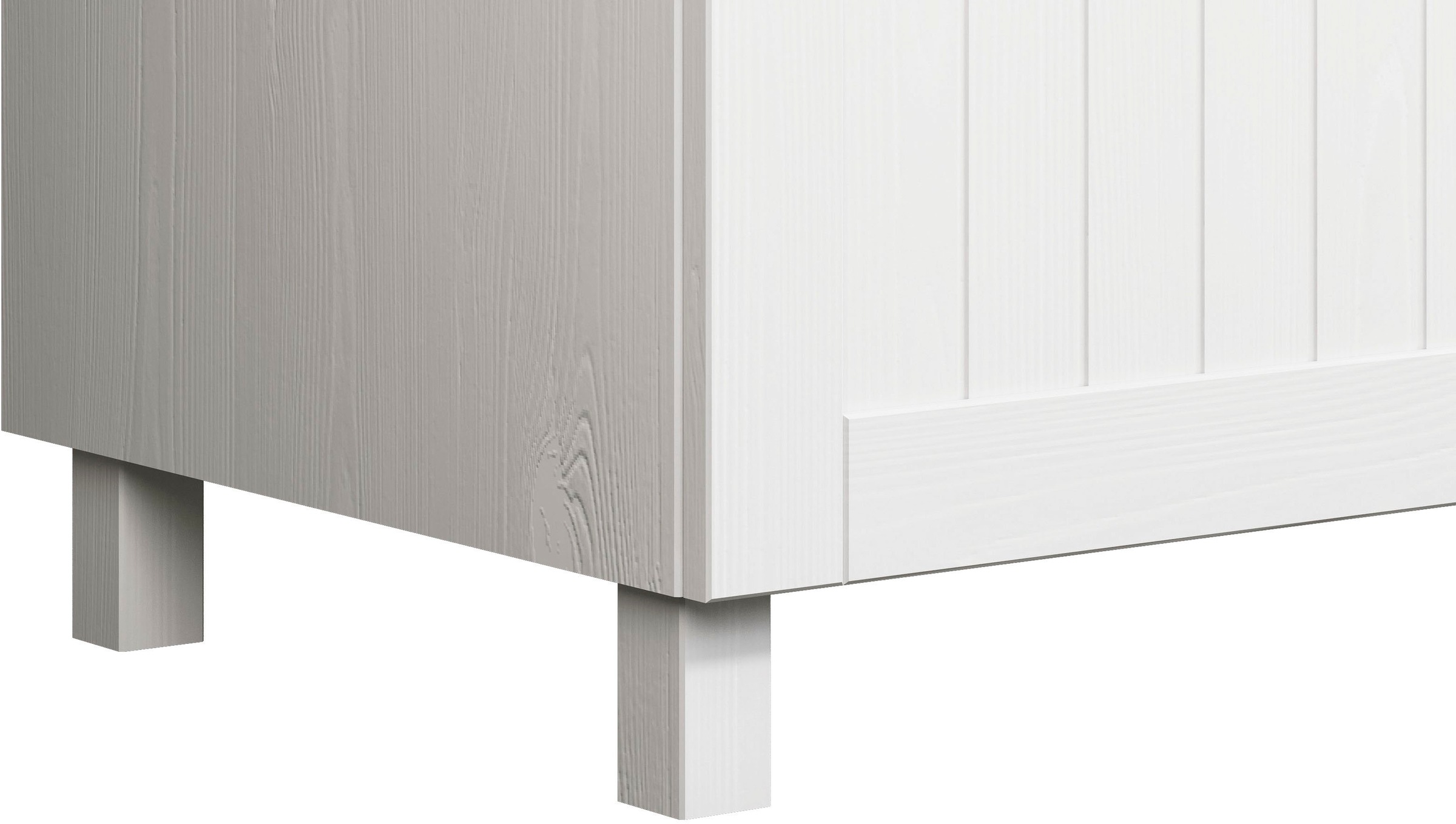 GOODproduct Armoire vestiaire »Juventus« 1 cuis tlg. en pin massif, largeur 67 cm, avec tringle à vêtements