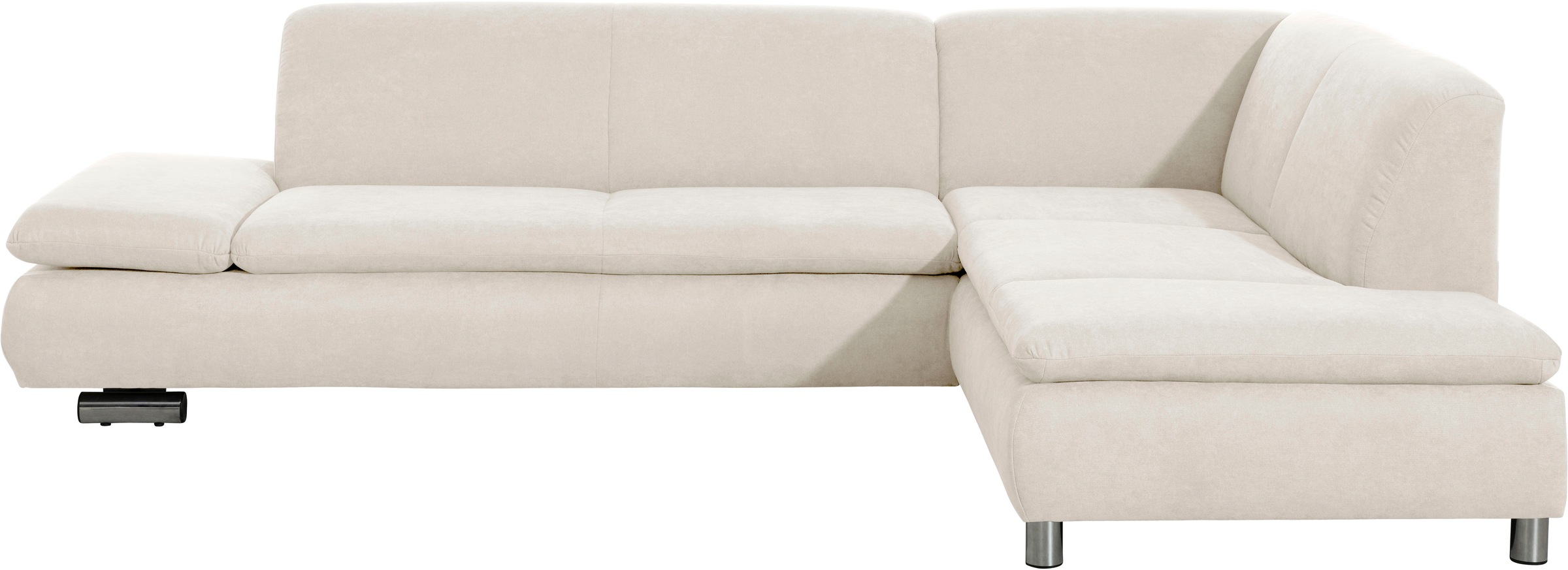 Max Winzer® Ecksofa »Toulouse modern und bequem, aktuelles Design, hoher Sitzkomfort«, mit klappbaren Armlehnen, Breite 271 cm