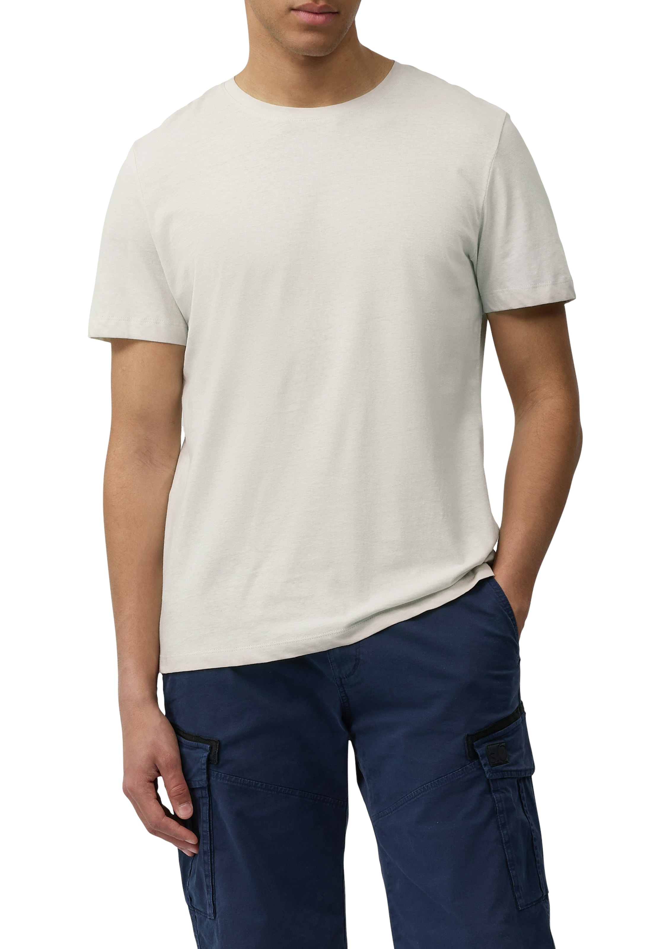 Image of s.Oliver T-Shirt mit Leinenanteil