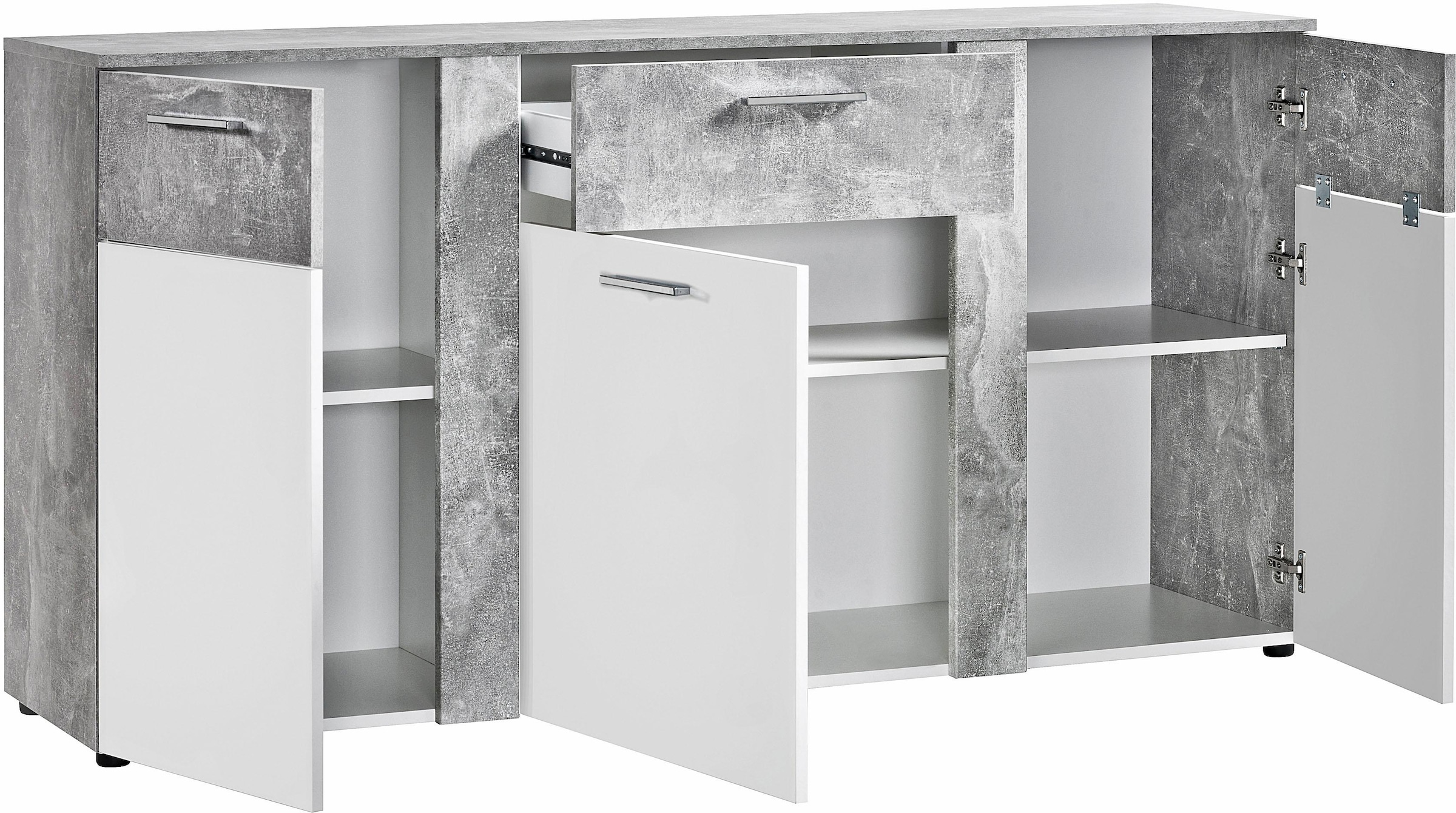 Procontour Commode »Trenti« Hauteur 81 cm, avec étagères réglables en hauteur