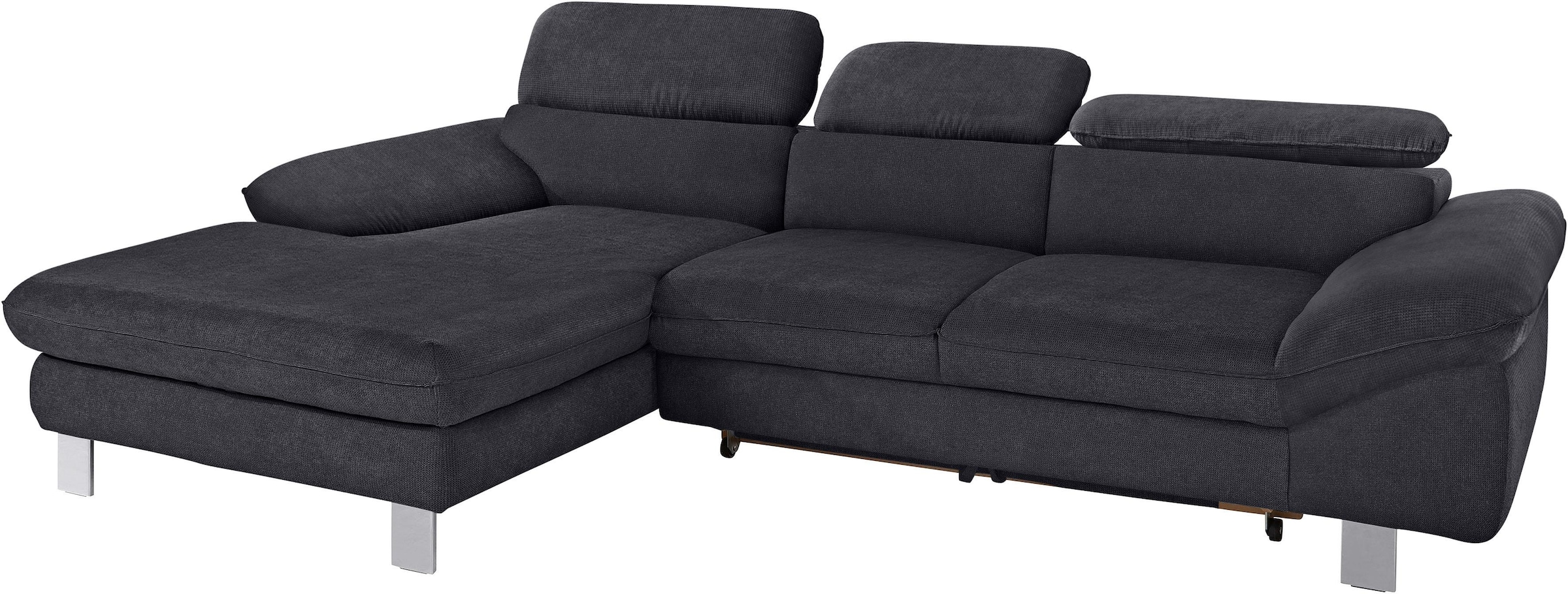 COTTA Ecksofa »Driver L-Form«, mit Kopfteilverstellung, wahlweise mit Bettfunktion