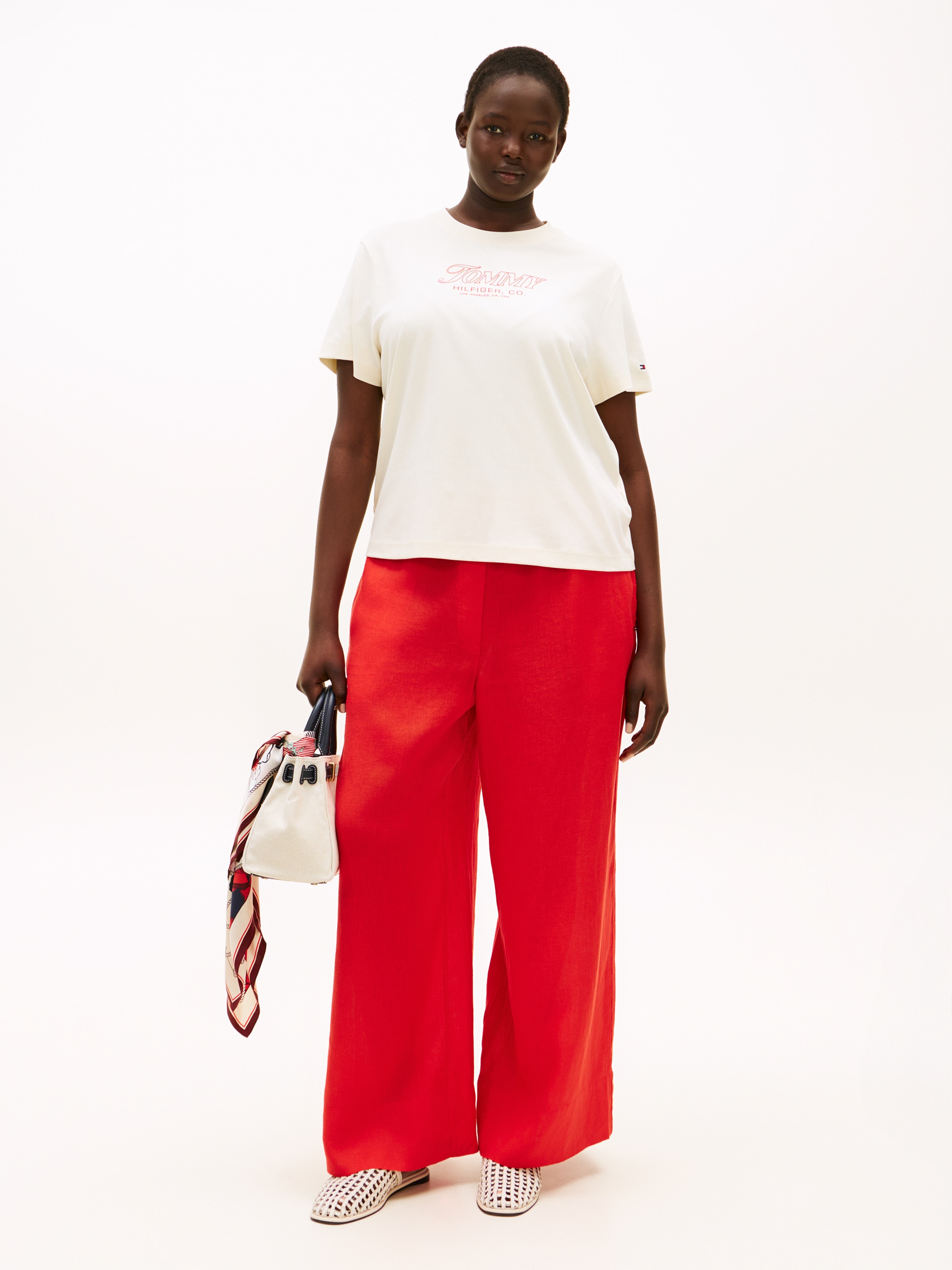 Tommy Hilfiger Curve T-shirt »CRV FUN GRAPHIC REG C-NK SS TEE« in grossen Grössen