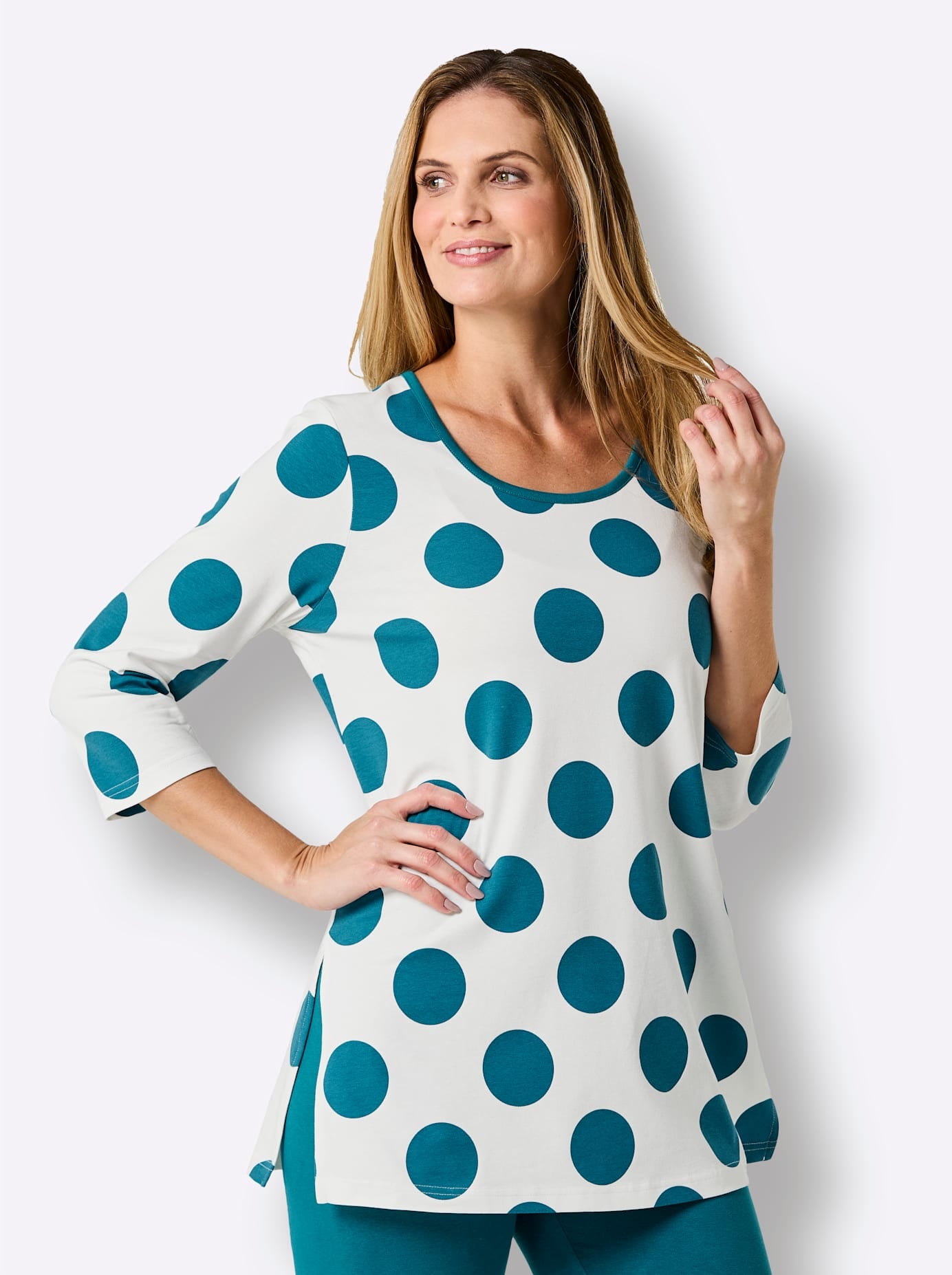 feel good Rundhalsshirt »Longshirt«, (1 tlg.)
