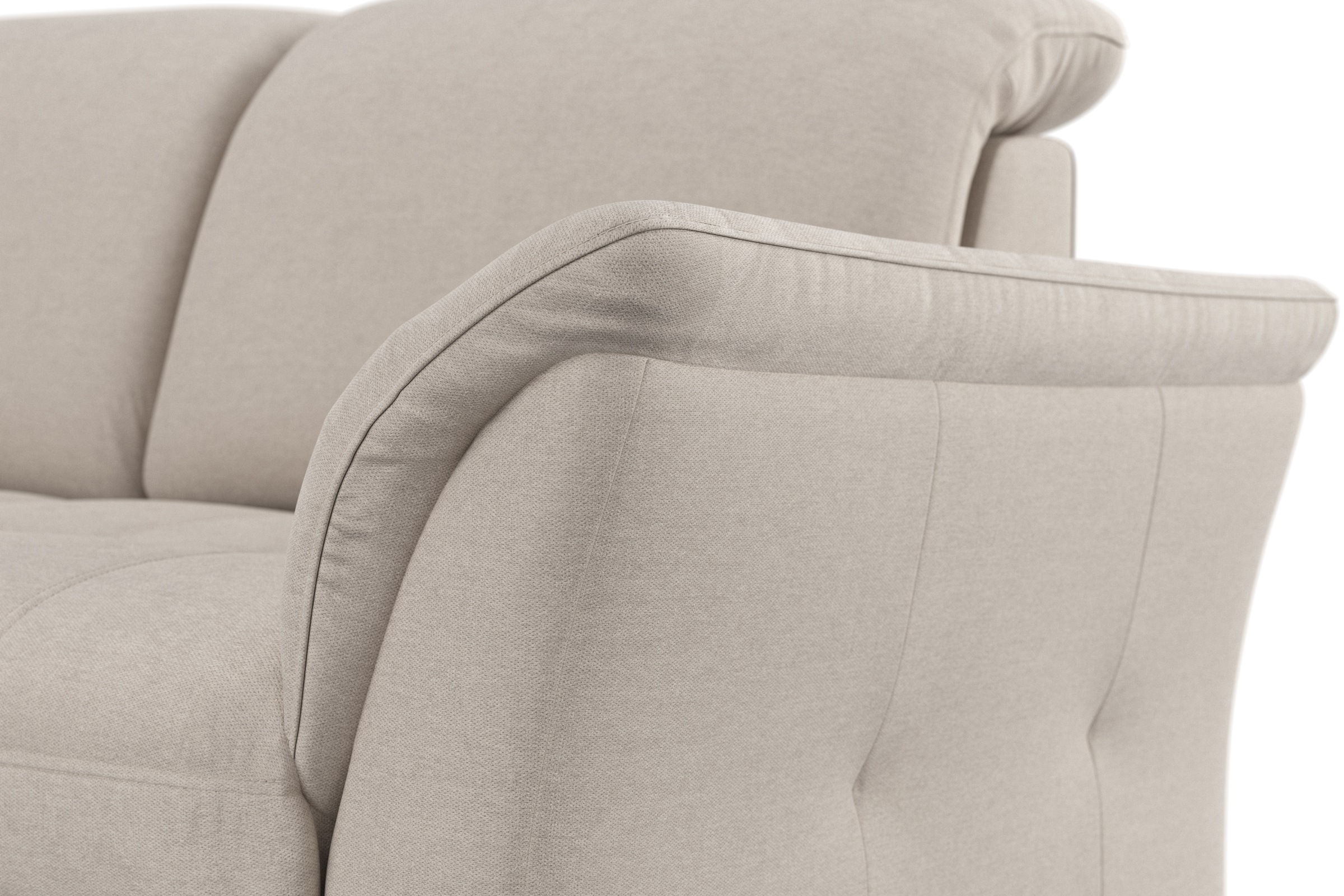 sit&more Ecksofa »Maggiore L-Form«, wahlweise mit Kopfteilverstellung, Bettfunktion und Bettkasten