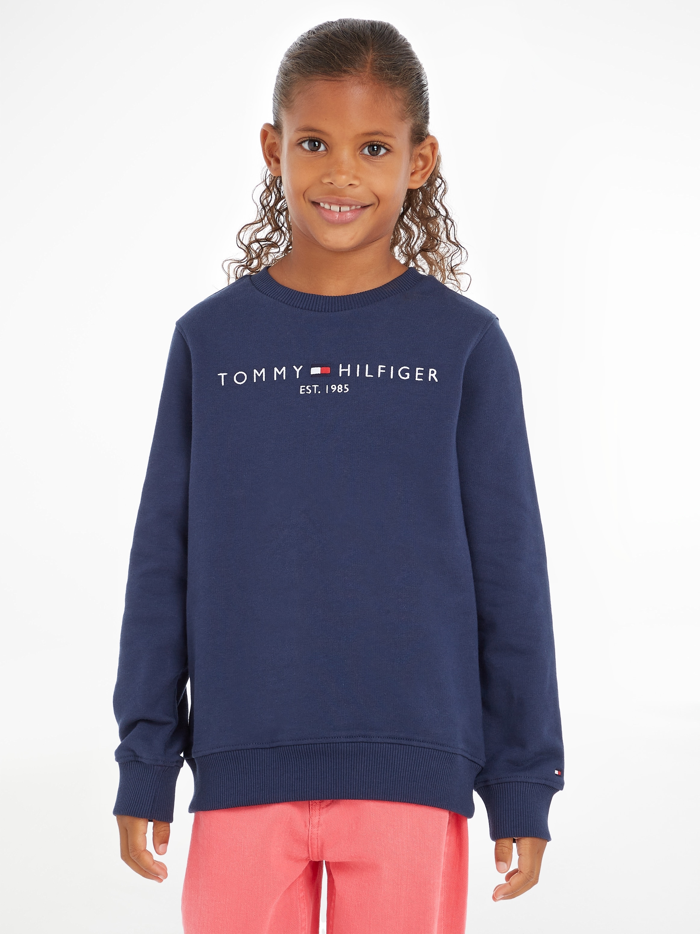 Sweatshirt »ESSENTIAL SWEATSHIRT«, mit Tommy Hilfger Logo-Schriftzug