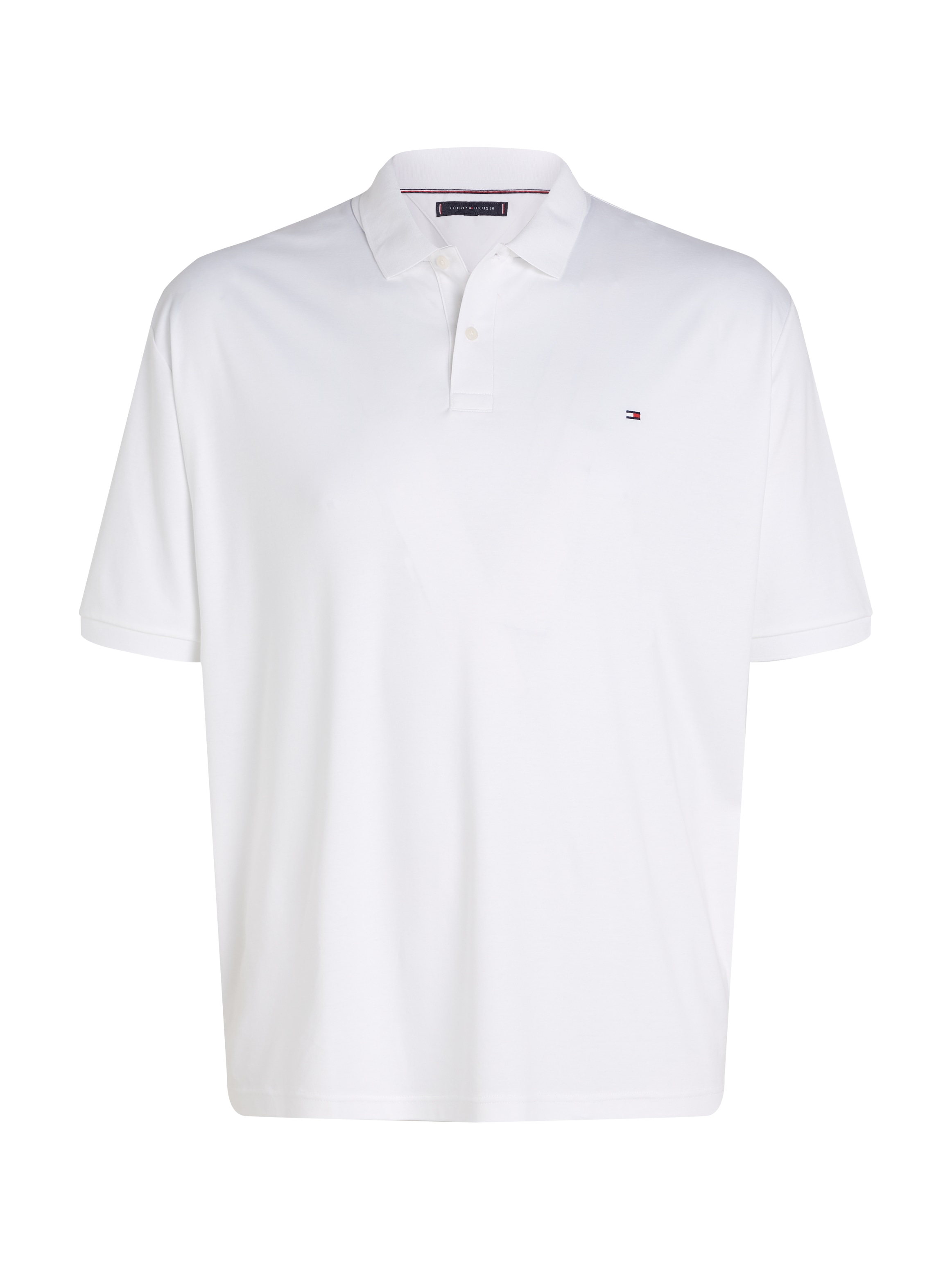 Tommy Hilfiger Big & Tall Poloshirt »BT-LIQUID COTTON ESSENTIAL POL-B«, in Grossen Grössen, Logostickerei