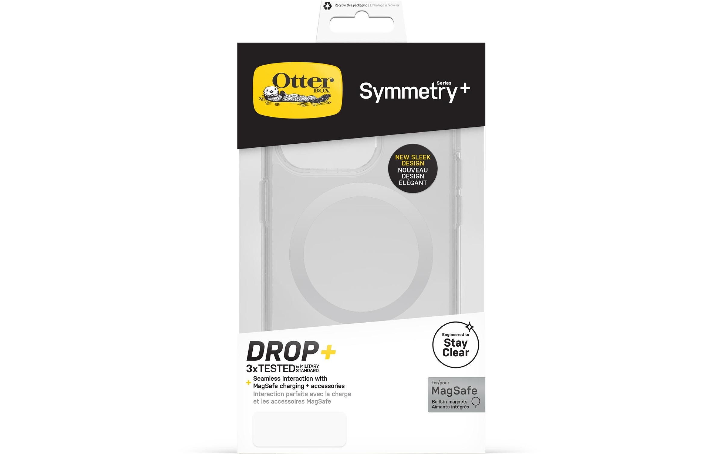 Otterbox Handyhülle »Symmetry+ MagSafe iPhone 14 Pro Transparent«