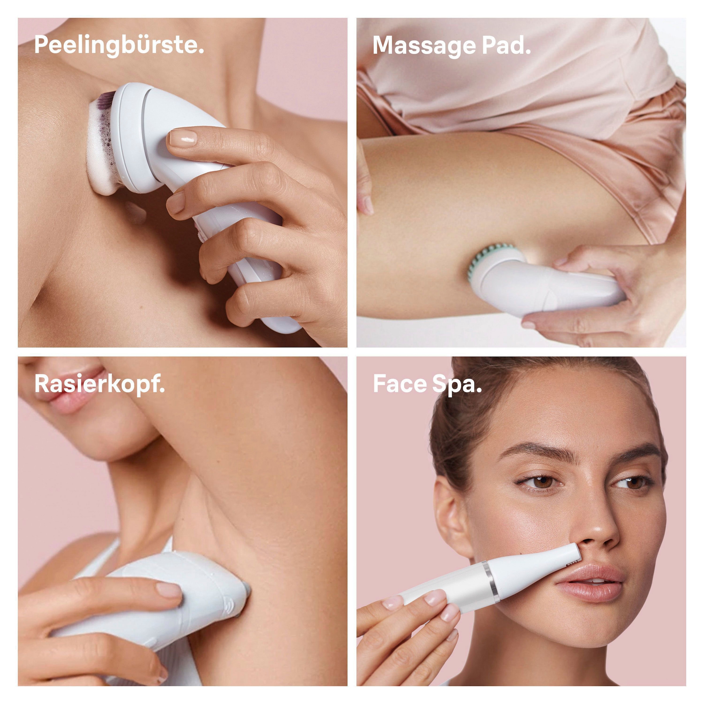 Braun Epilierer »Silk-épil Deluxe Beauty-Set 9-995 Deluxe«, 9-in-1 Kabellose Wet&Dry Haarentfernung für Gesicht und Körper